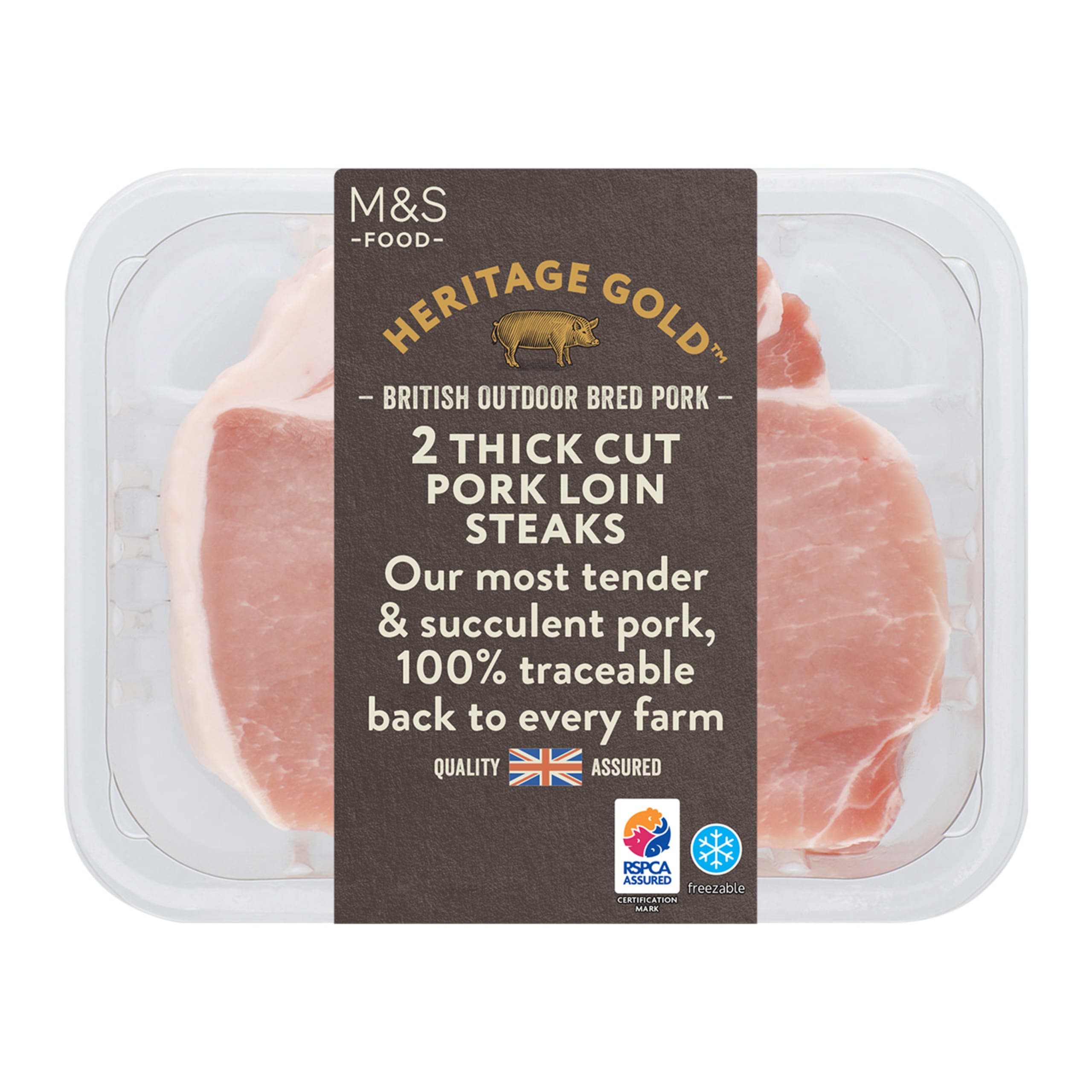 Thick Cut Pork Loin Steaks 1 of 2