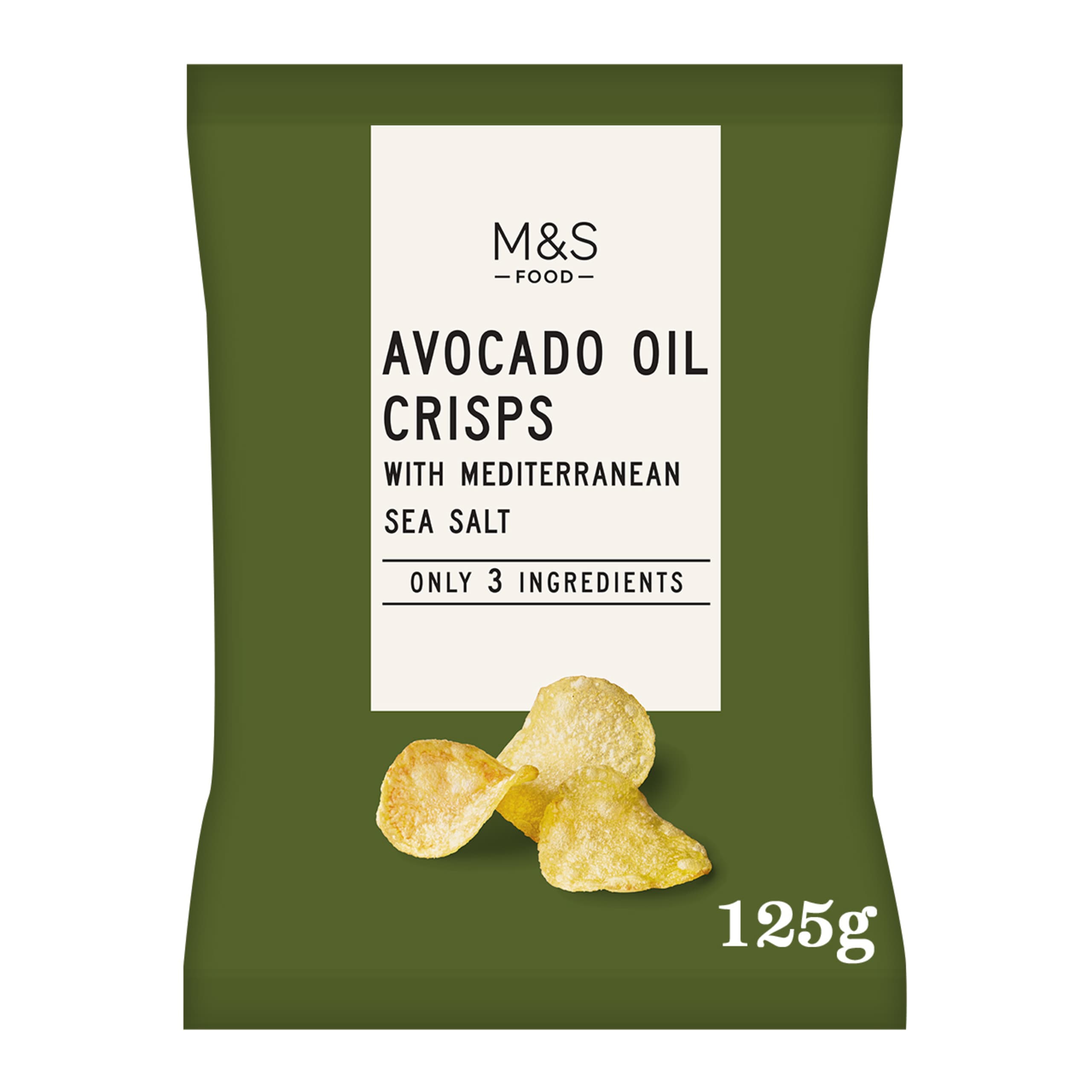 Avocado Oil Crisps with Mediterranean Sea Salt 1 of 1