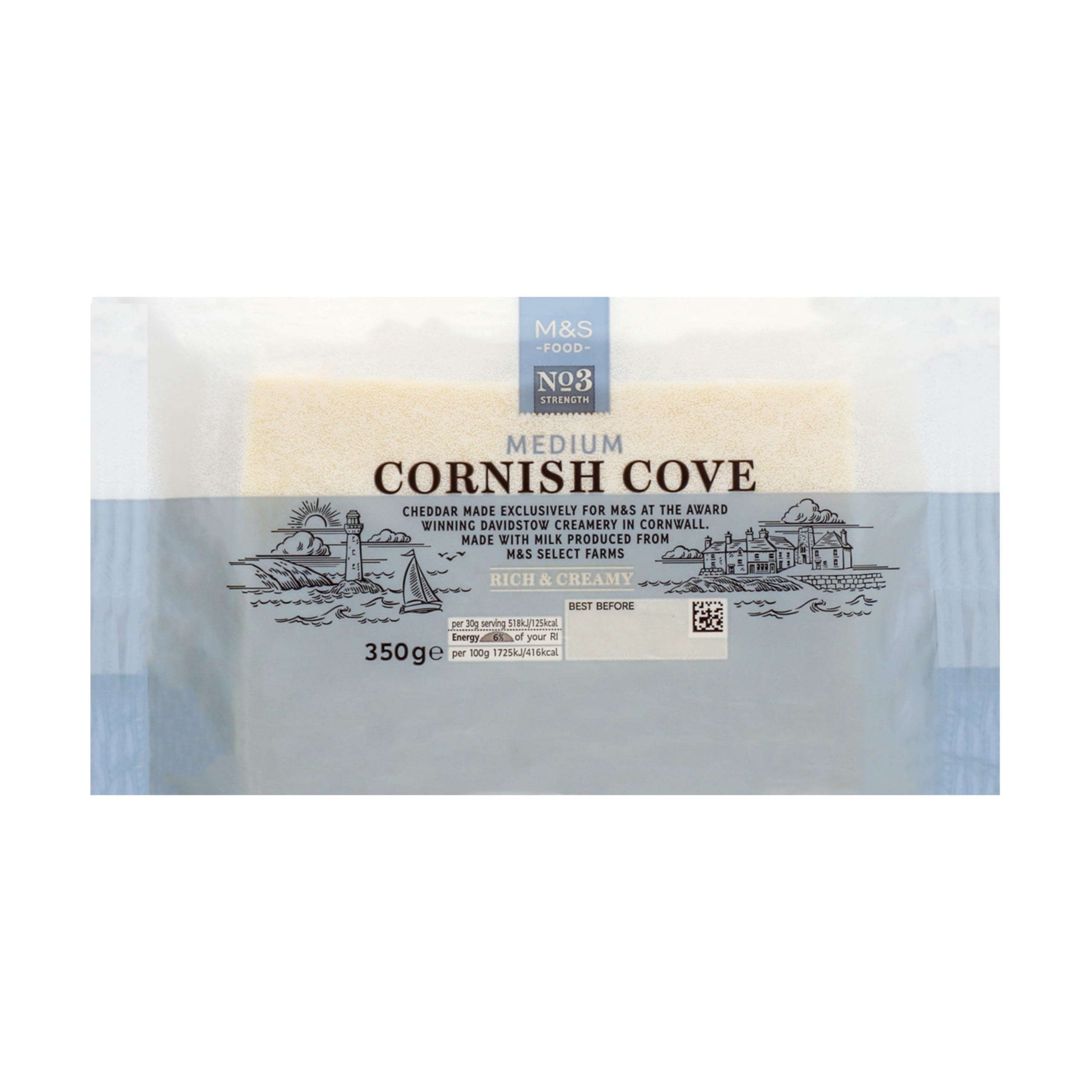 Cornish Cove Medium Cheddar Cheese 1 of 1