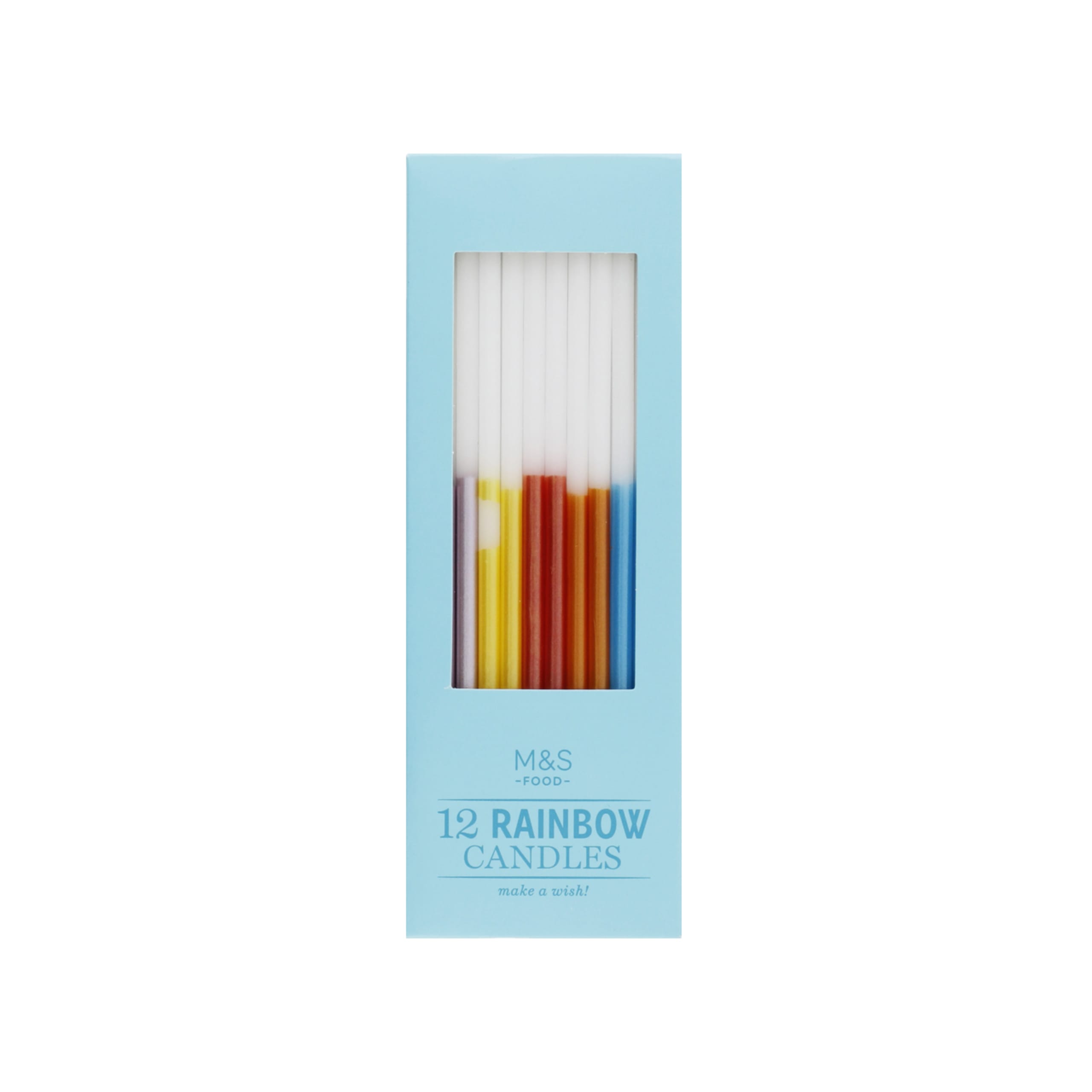 Ombre Rainbow Candles 1 of 1
