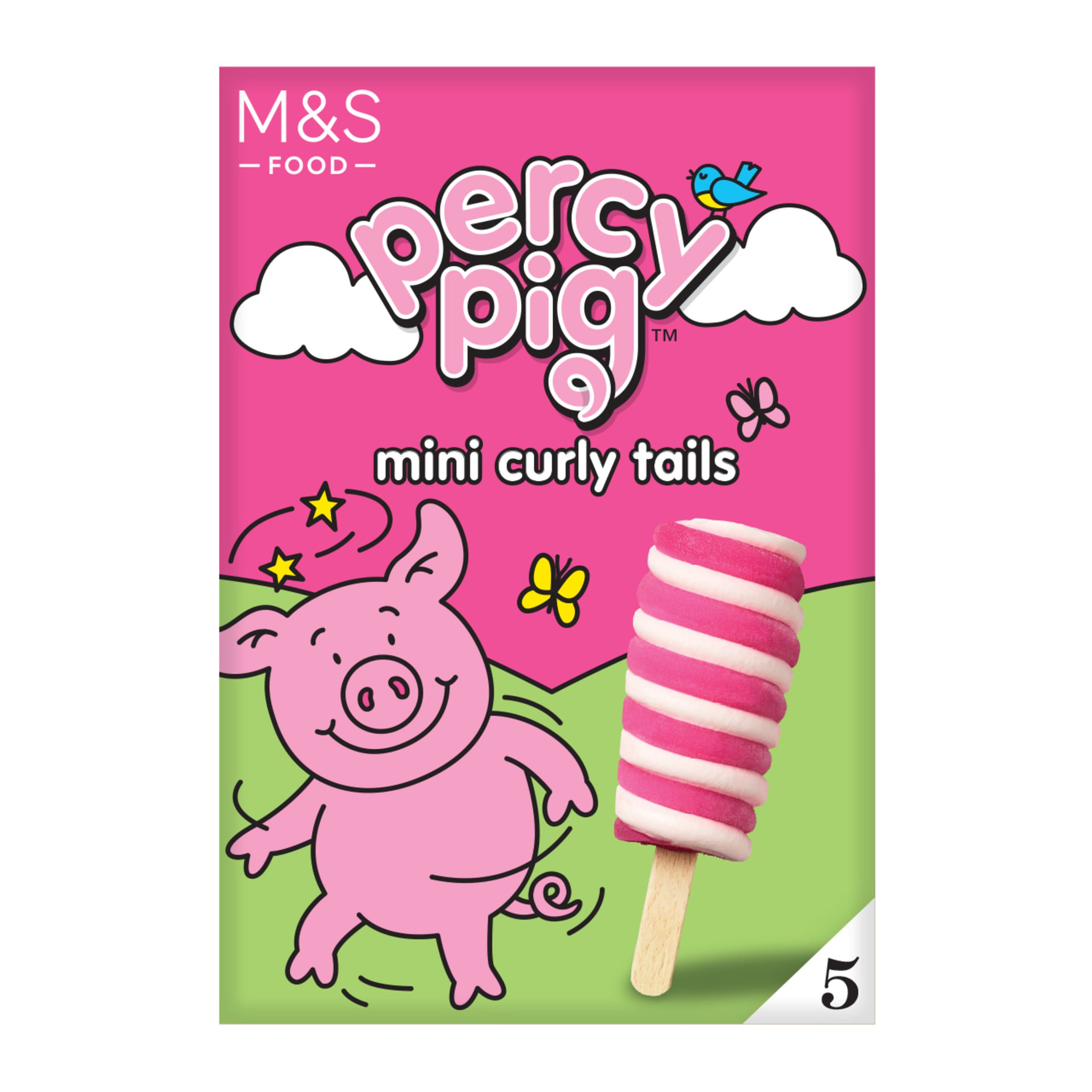 Mini Percy Pig Curly Tails 1 of 1
