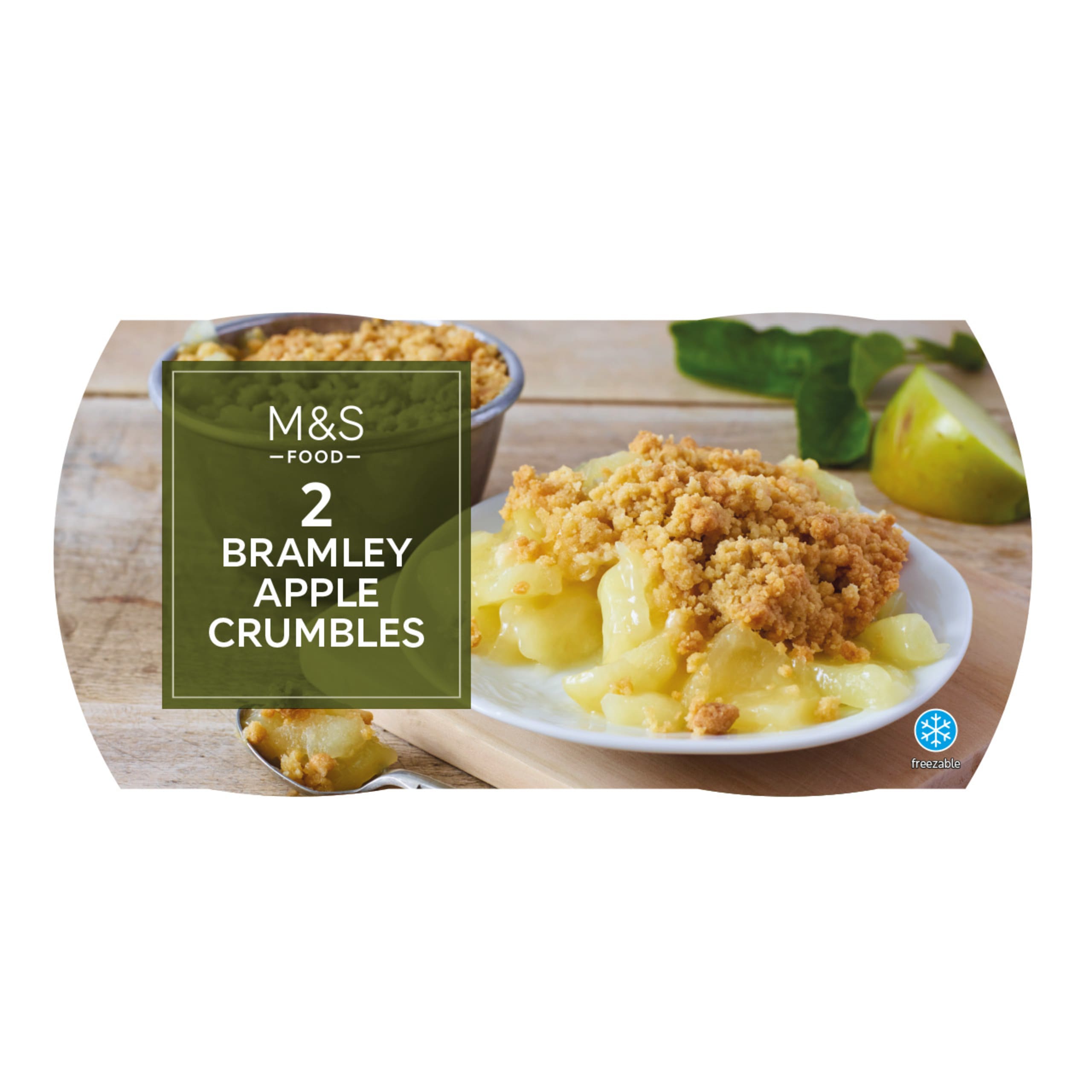 2 Bramley Apple Crumbles | M&S