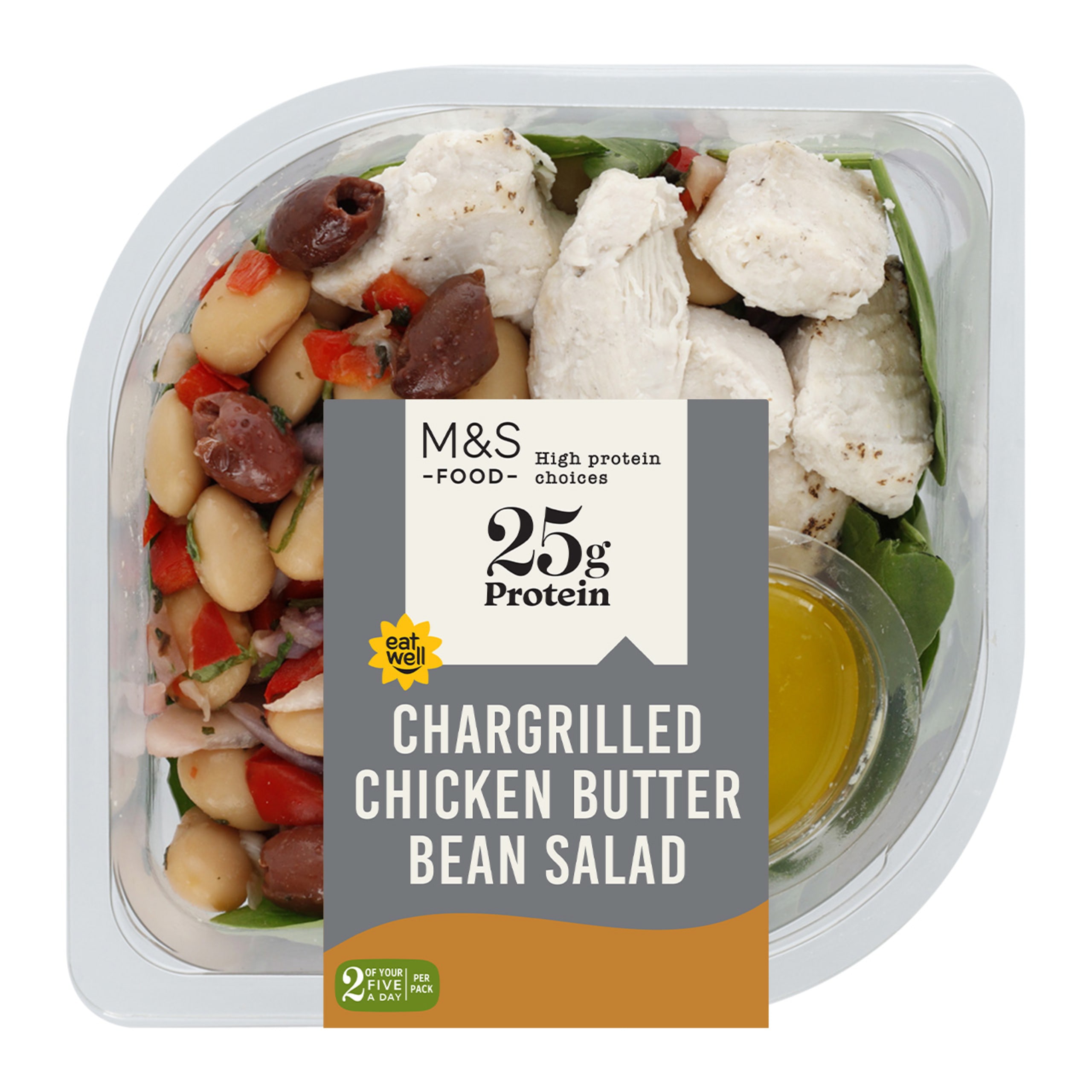High Protein Chargrilled Chicken Butter Bean Salad 1 of 1