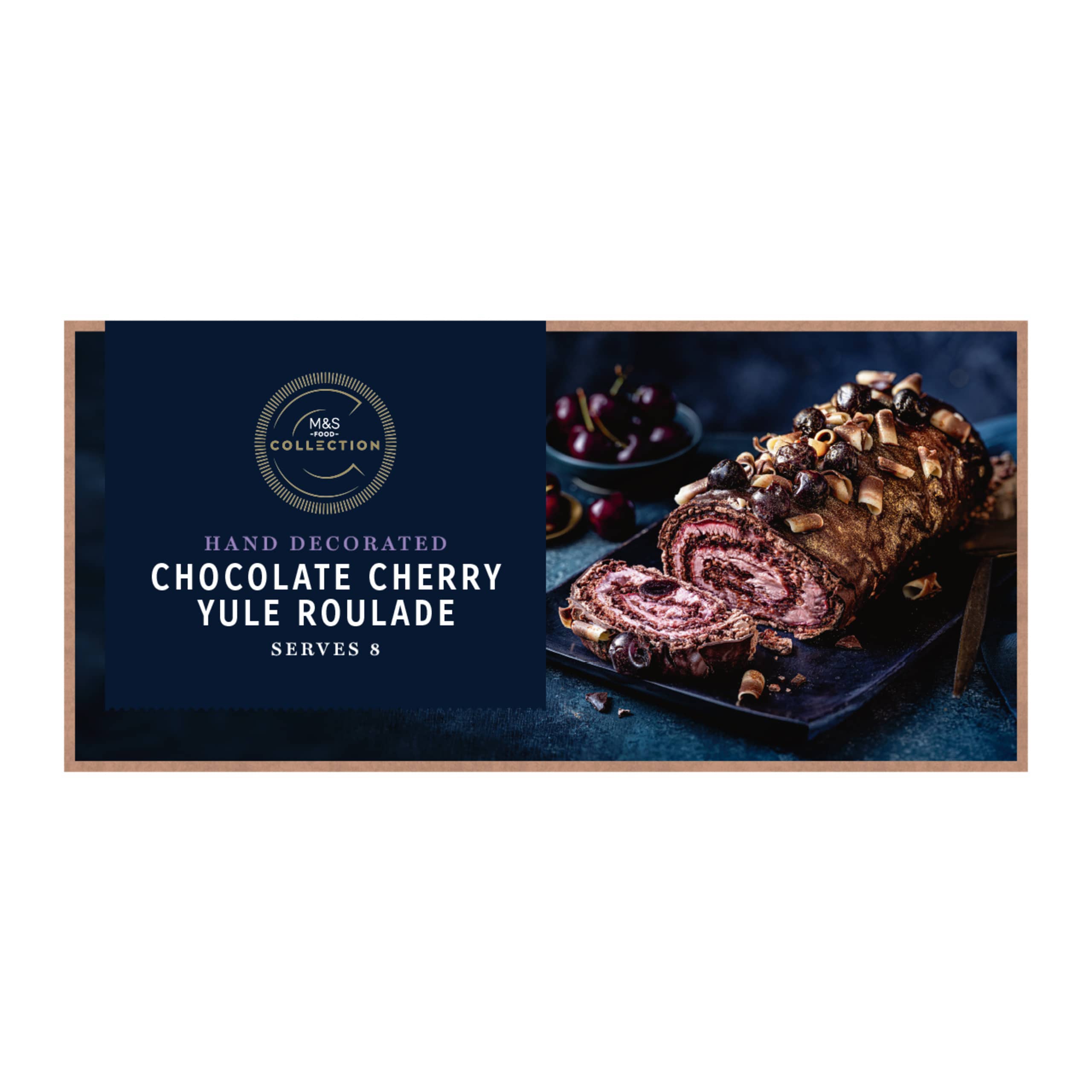 Collection Chocolate Cherry Yule Roulade 1 of 3