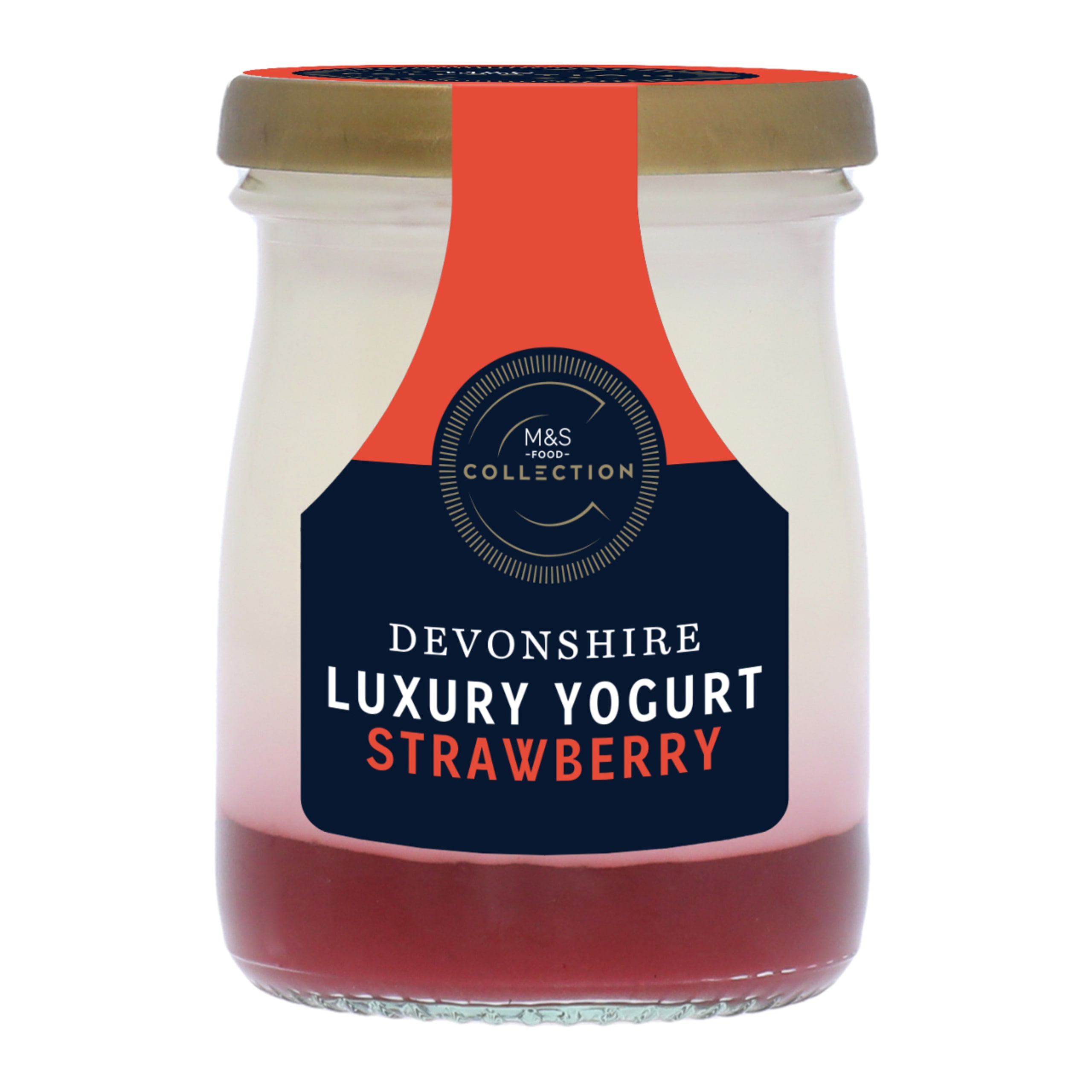 Devonshire Luxury Strawberry Yogurt 1 of 1