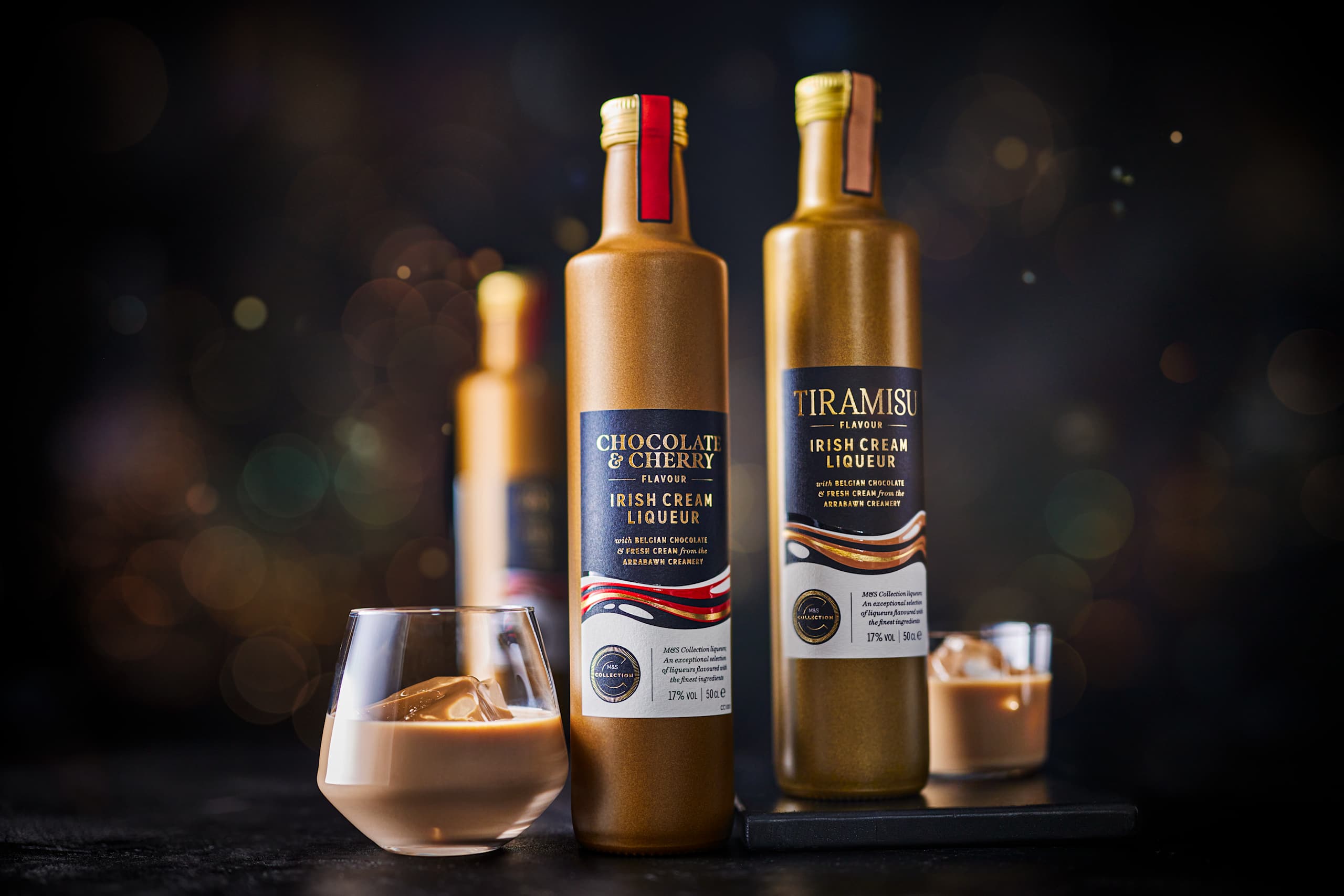 Collection Chocolate and Cherry Flavour Irish Cream Liqueur 2 of 2