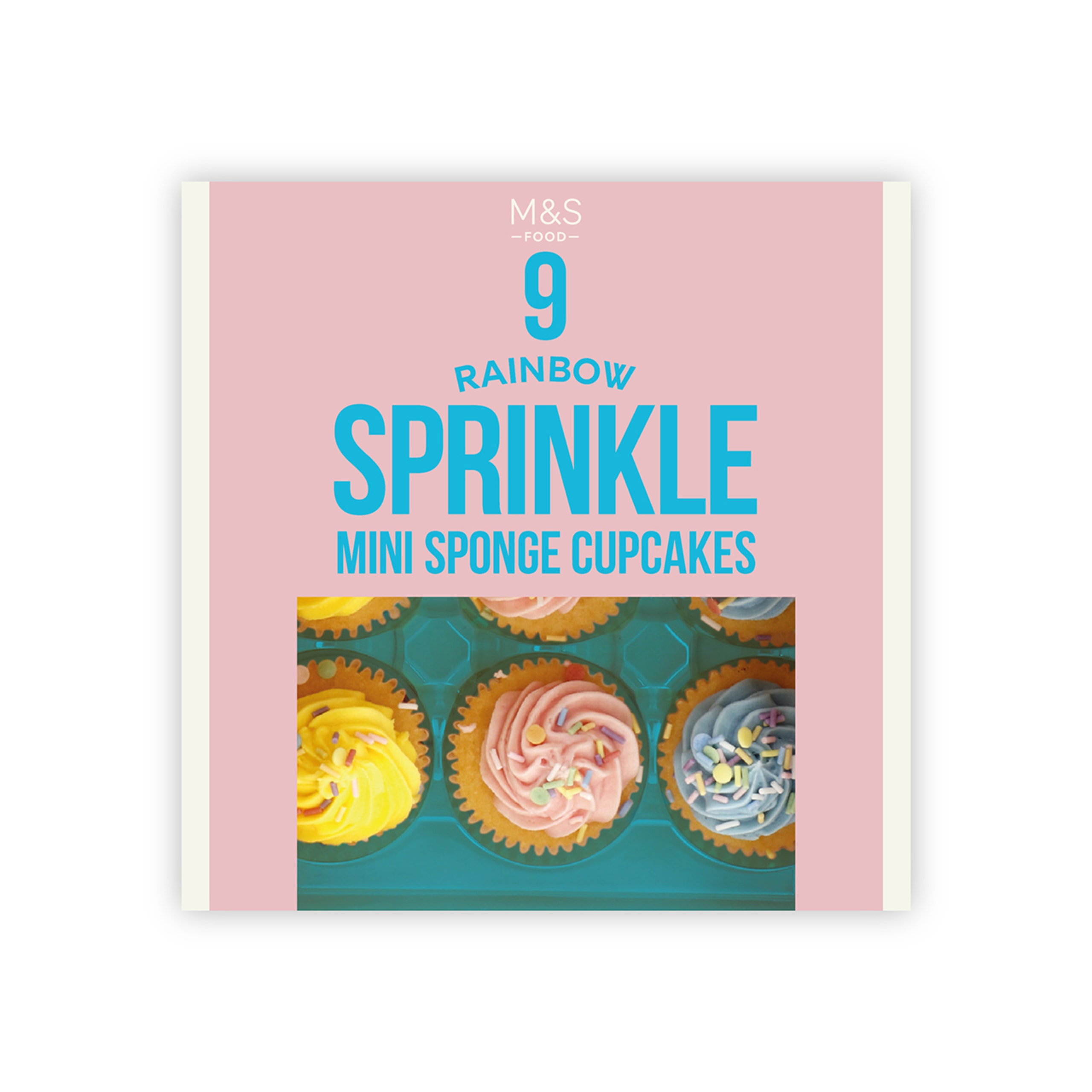 Rainbow Sprinkle Mini Sponge Cupcakes 1 of 1