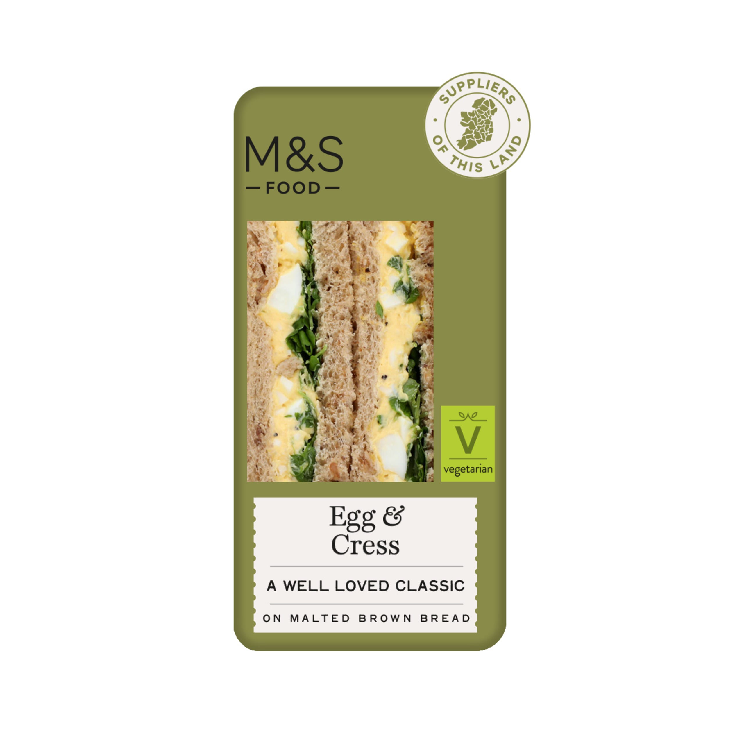 Irish Egg and Watercress Sandwich 1 of 1