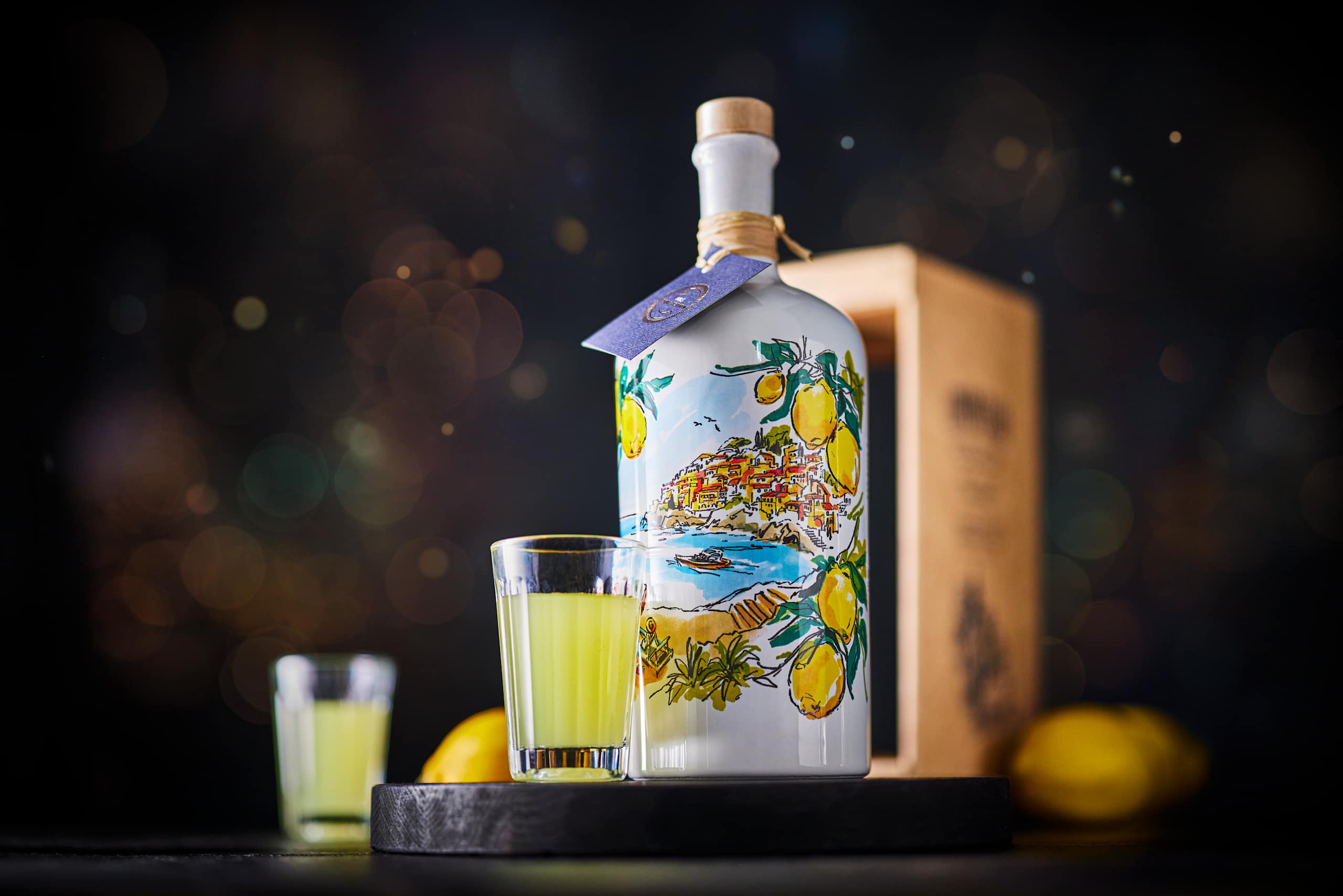 Ceramic Limoncello Liqueur 2 of 2