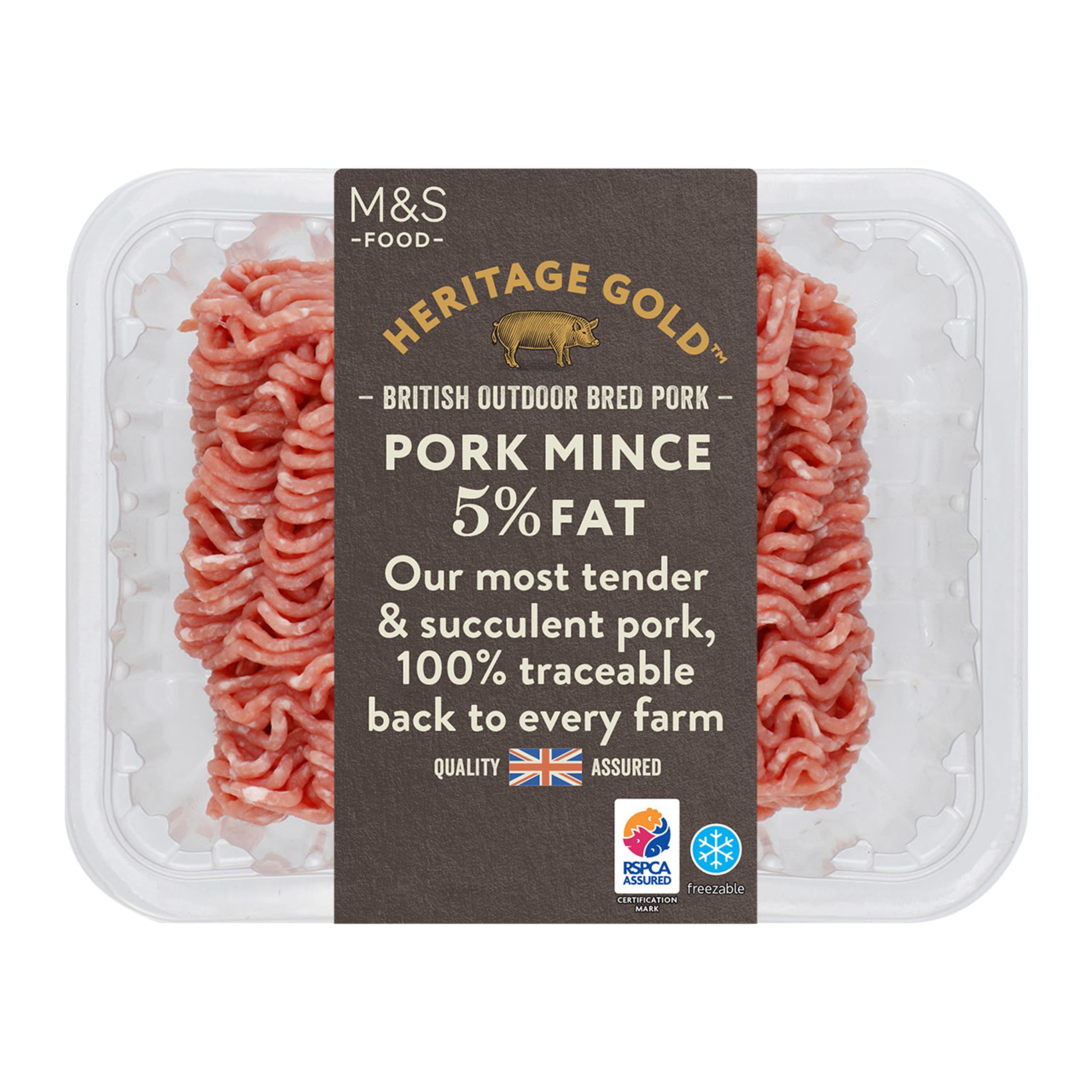 British Outdoor Bred Pork Mince 5% Fat 1 of 1