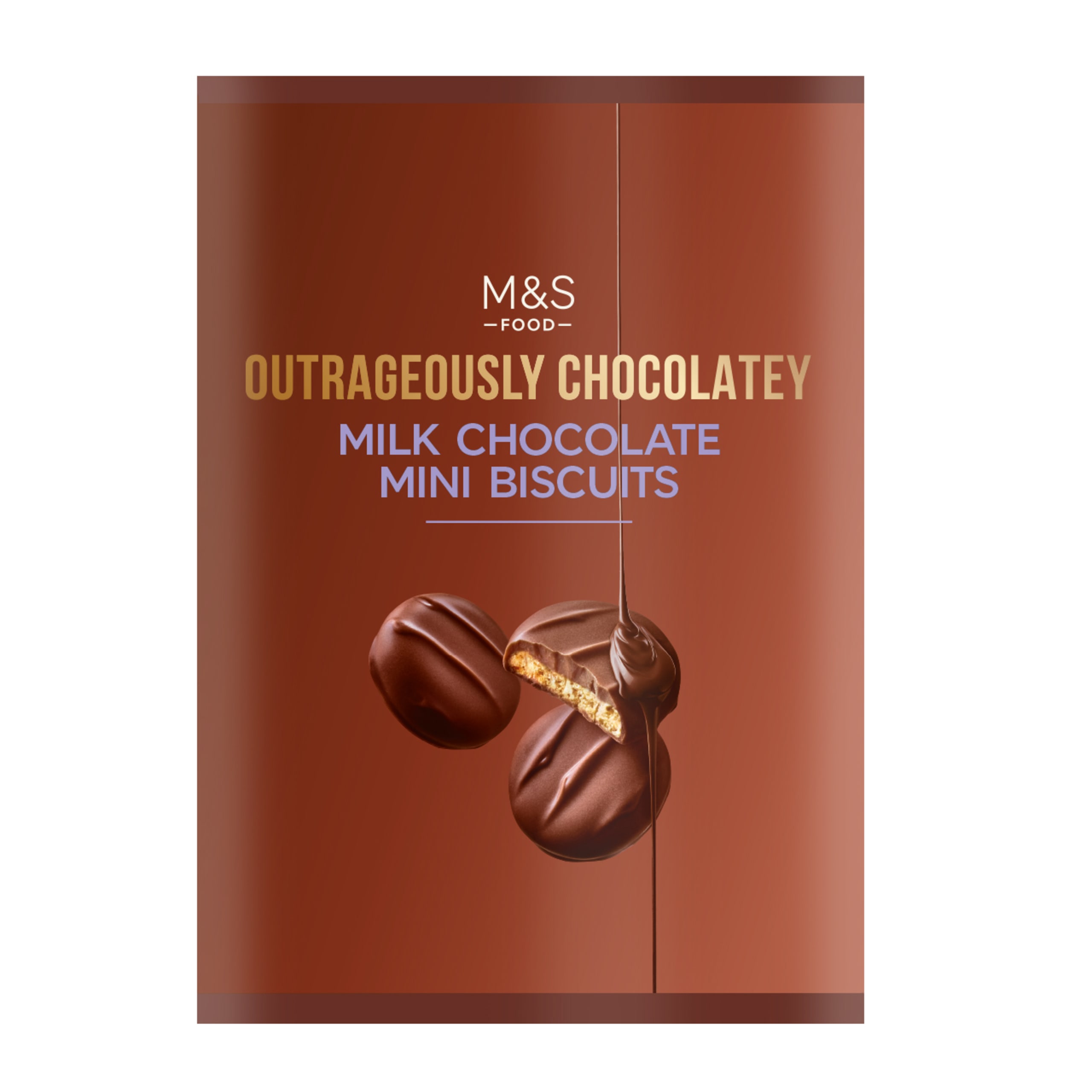 Outrageously Chocolatey Milk Chocolate Mini Biscuits 1 of 1