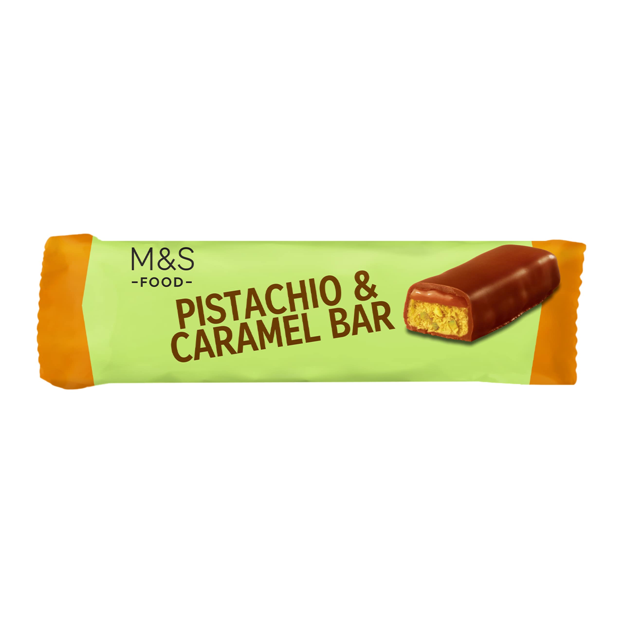 Pistachio and Caramel Bar 1 of 2