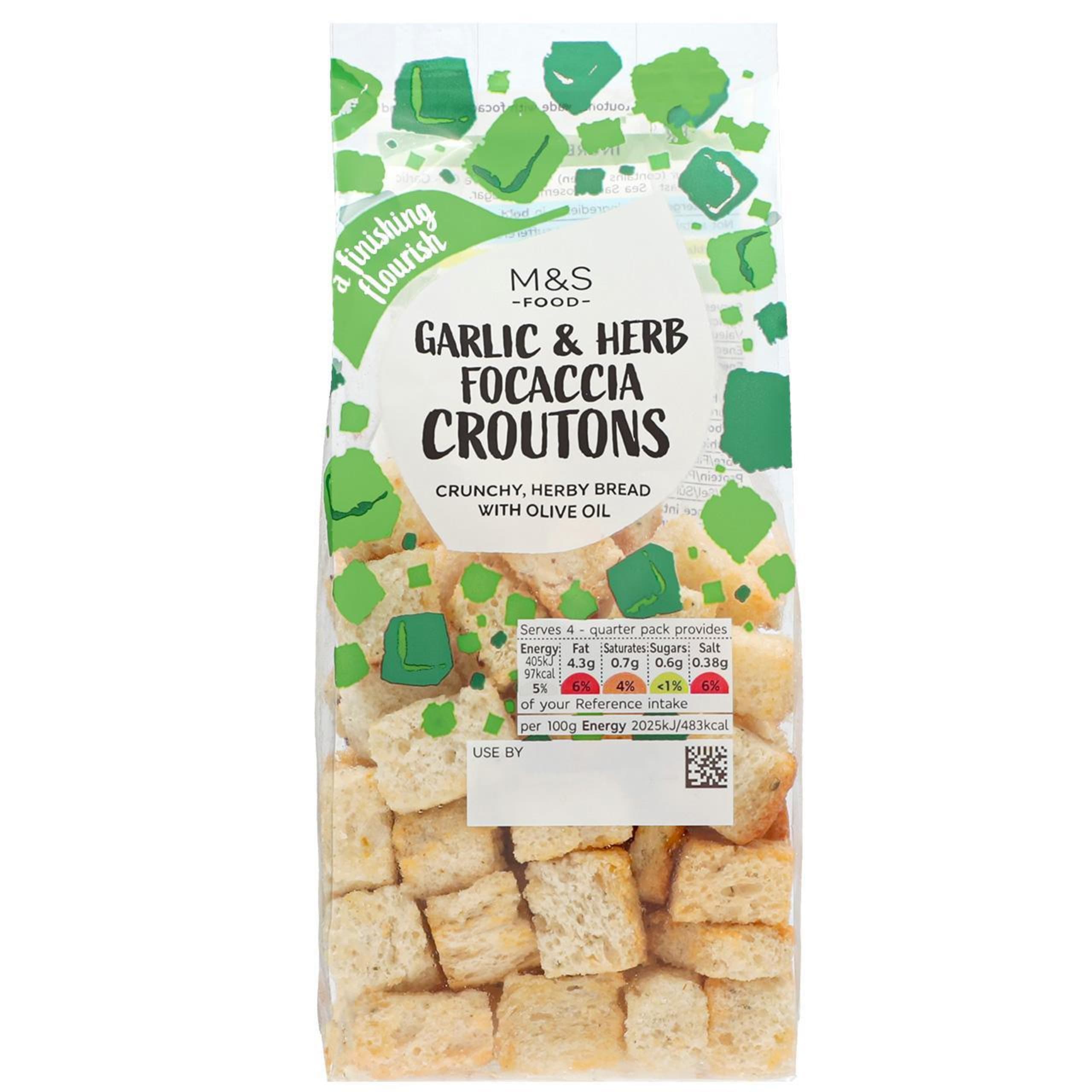 Garlic & Herb Focaccia Croutons 1 of 1