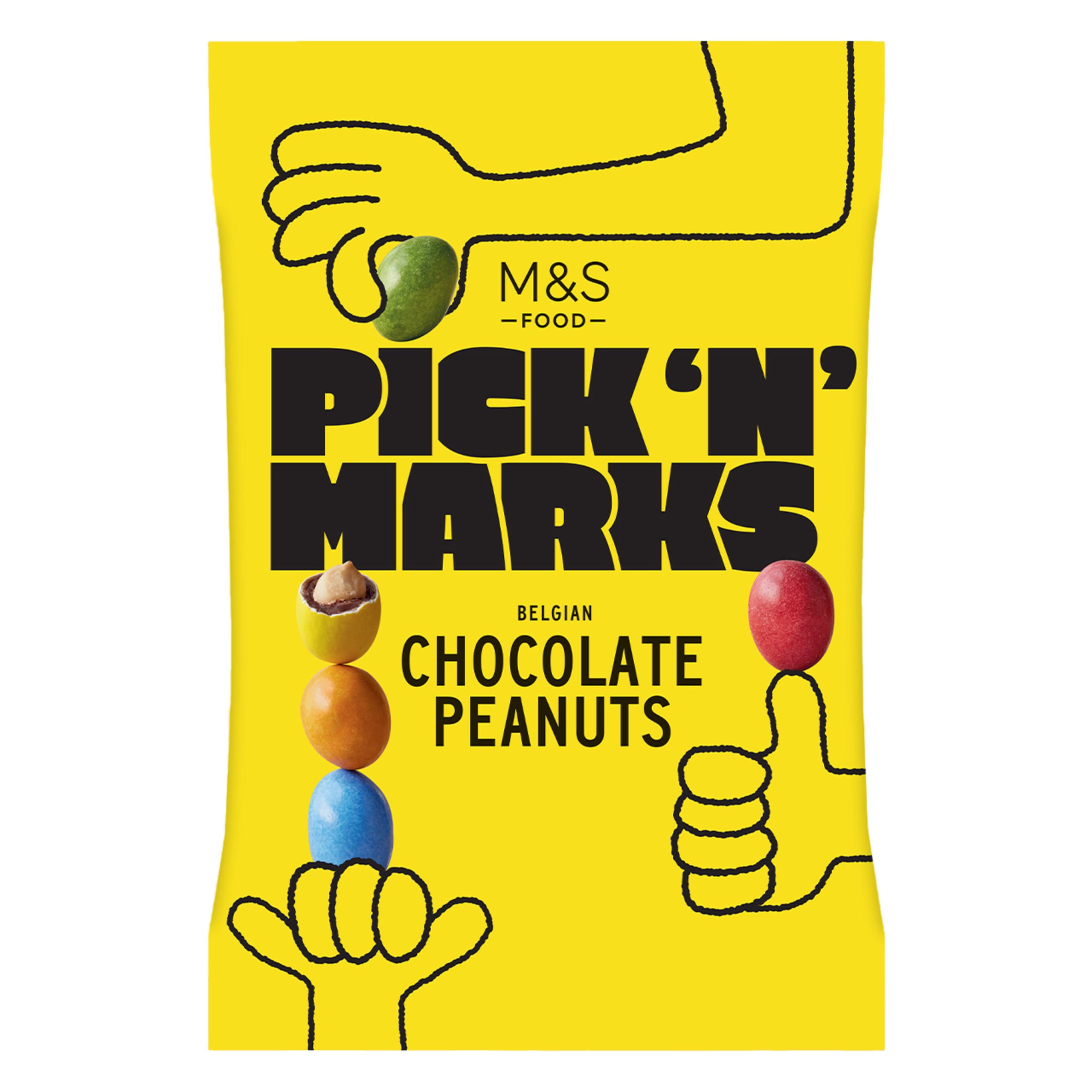 Pick 'n' Marks Belgian Chocolate Peanuts 1 of 1