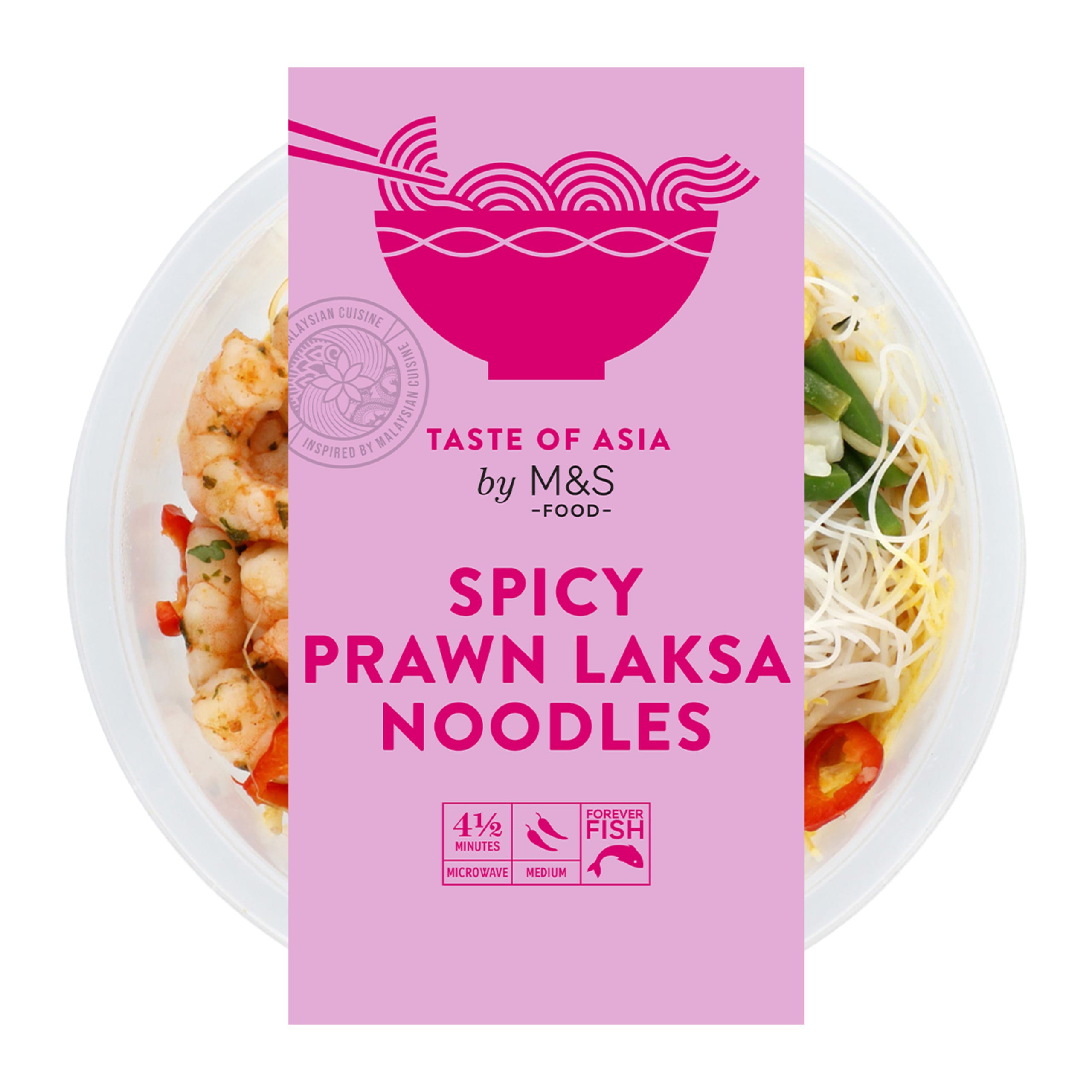 Spicy Prawn Laksa Noodles 1 of 2