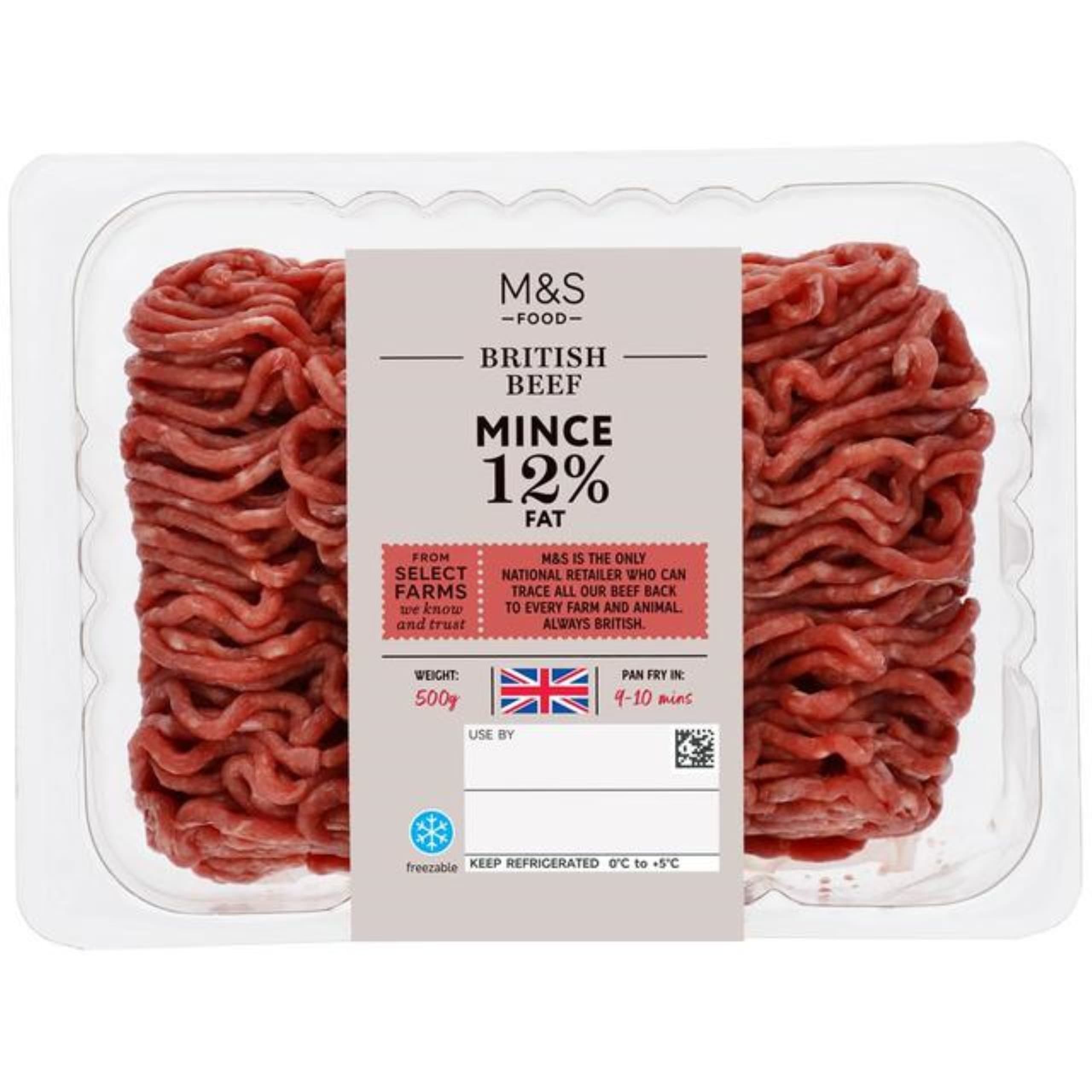 British Beef Mince 12% Fat 1 of 1