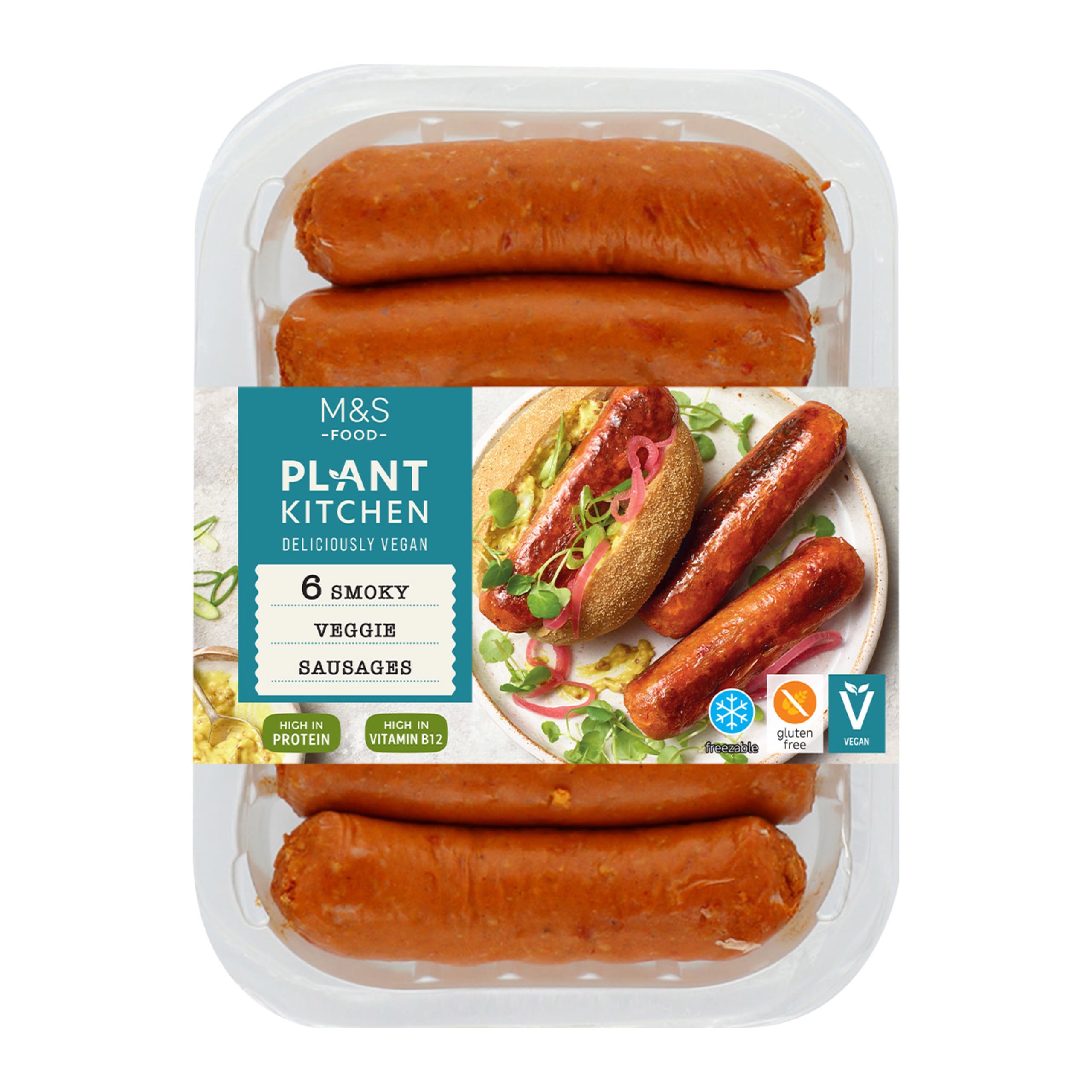 Plant Kitchen Smoky Veggie Sausages 1 of 2