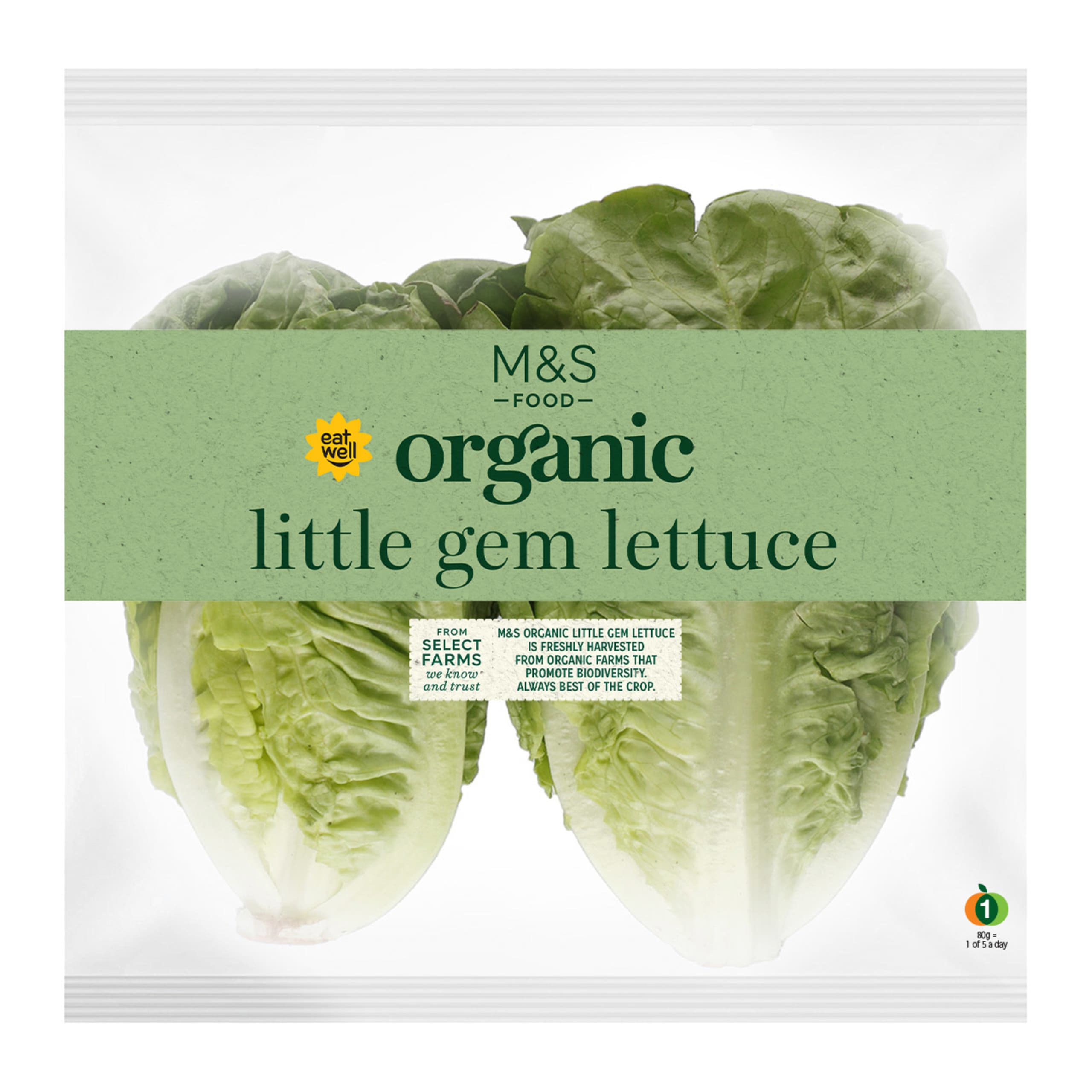 Organic Little Gem Lettuce 1 of 1
