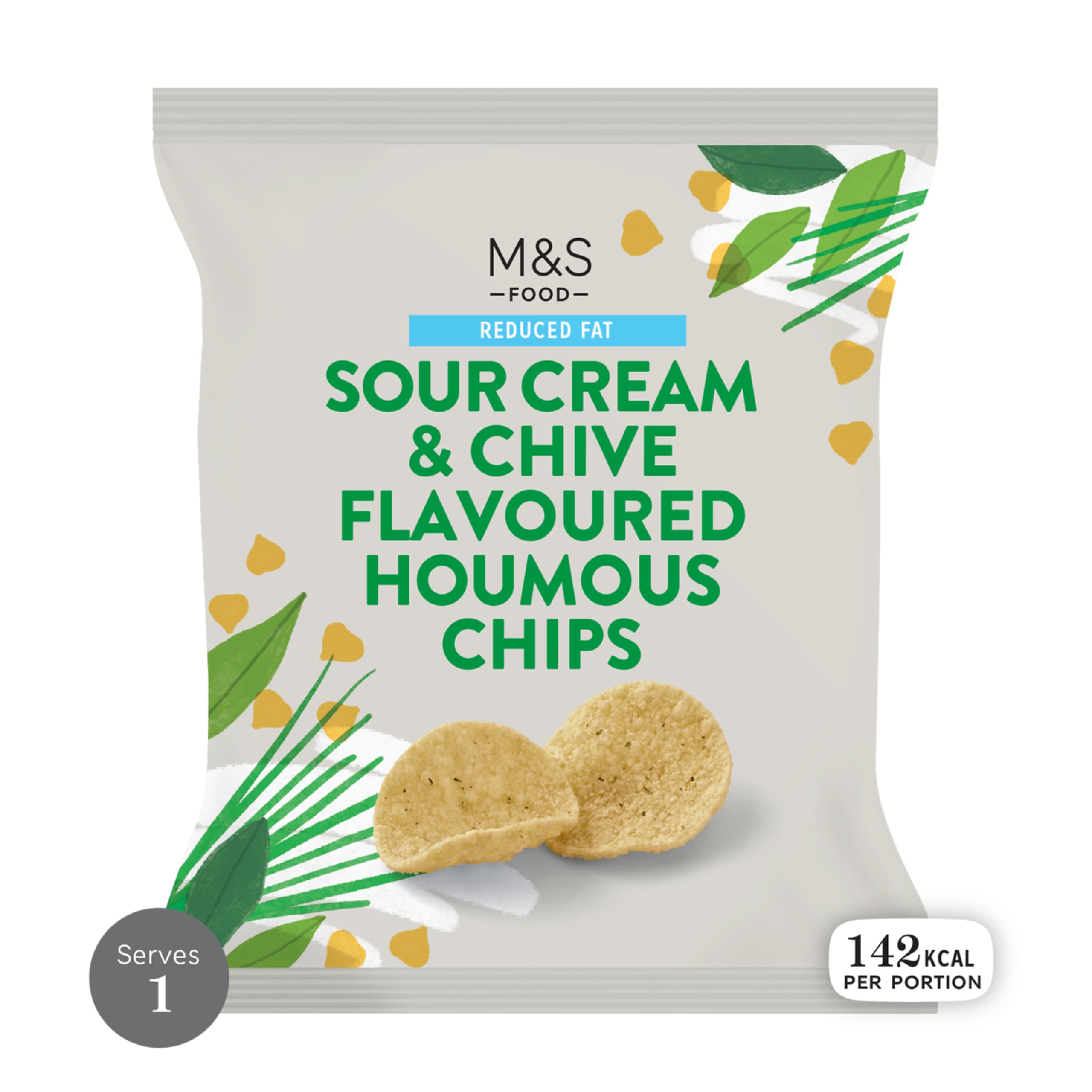 Sour Cream and Chive Flavoured Houmous Chips 1 of 1