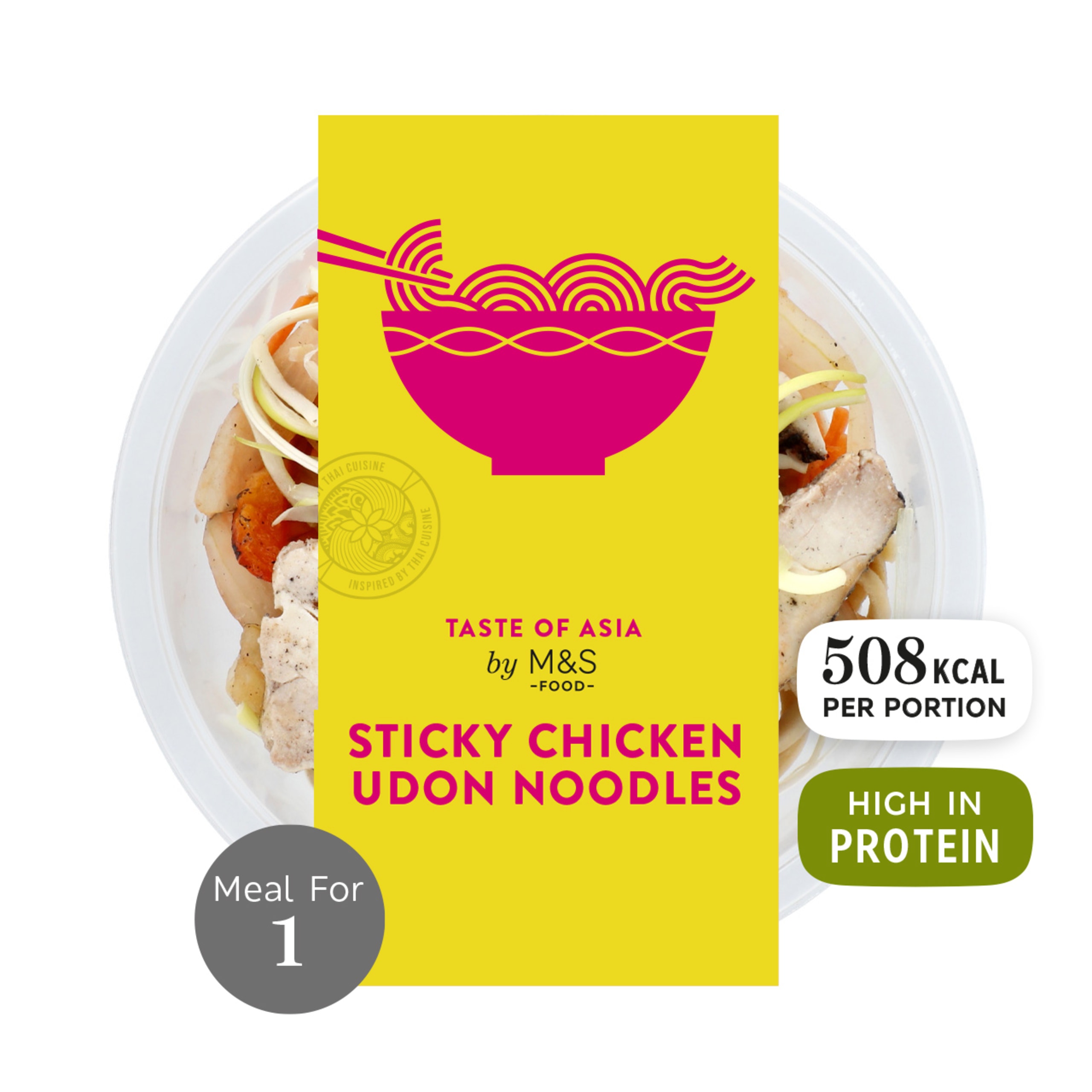 Taste of Asia Sticky Chicken Udon Noodles 1 of 1