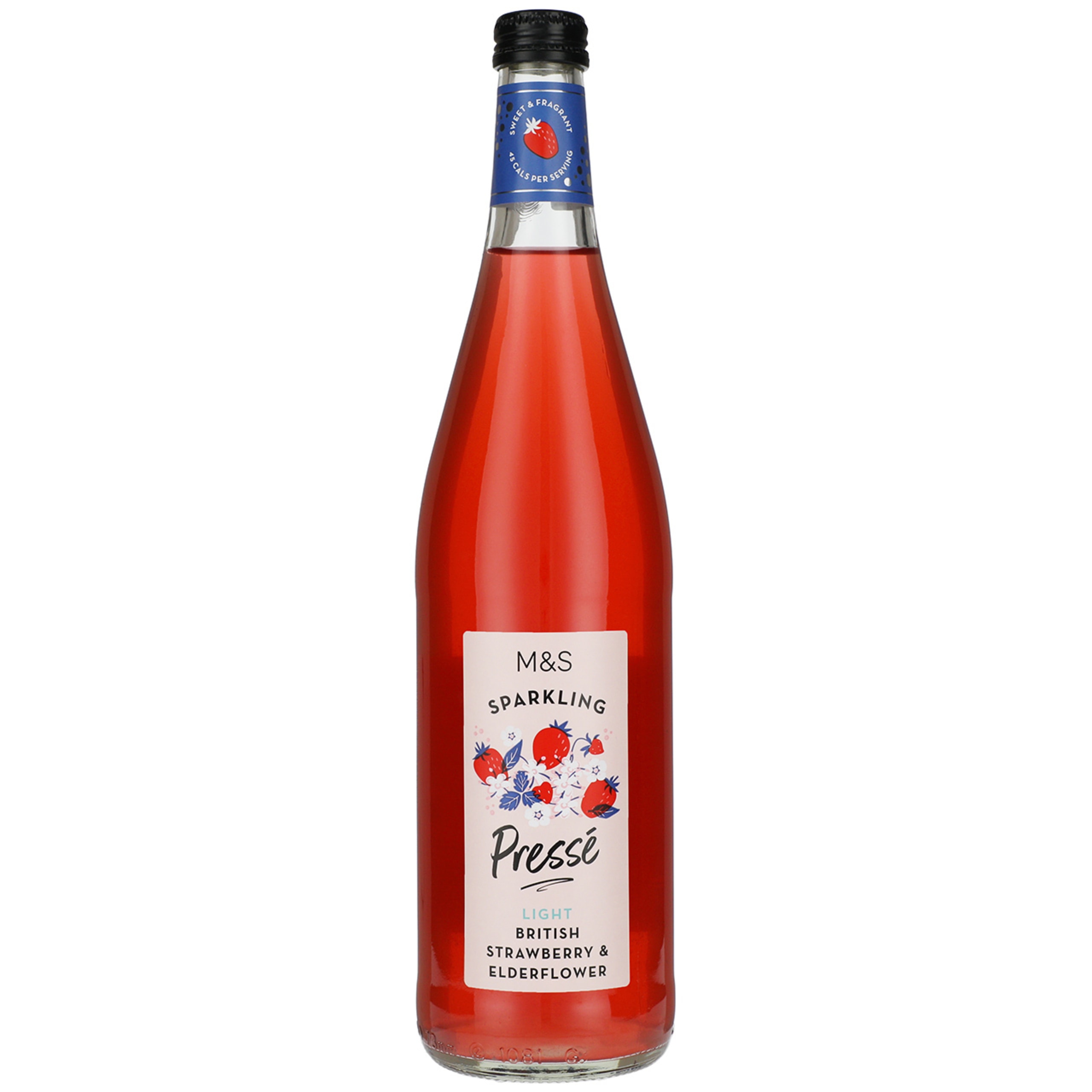 British Strawberry and Elderflower Sparkling Pressé 1 of 1