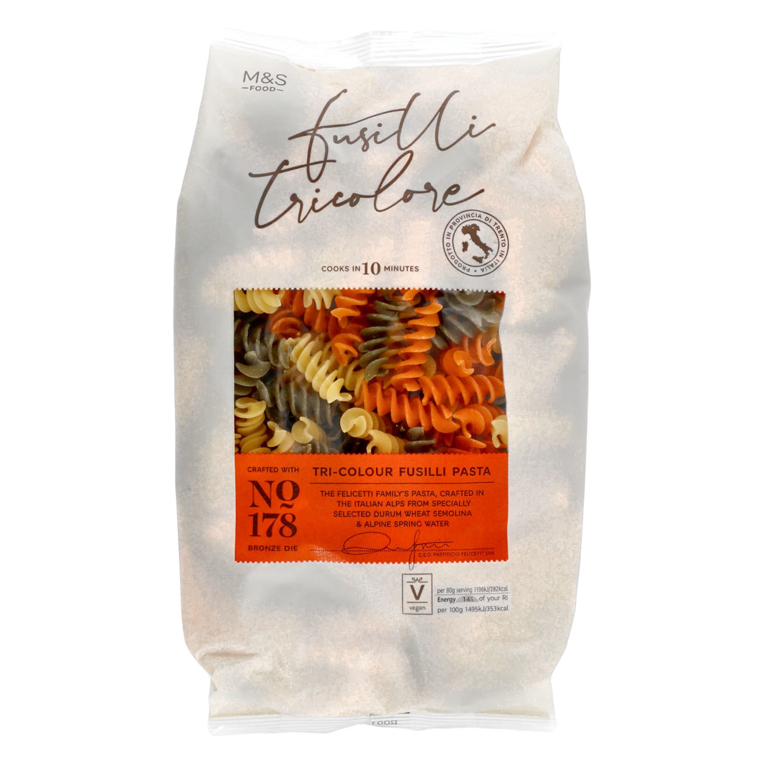 Italian Tri-Colore Fusilli 1 of 1