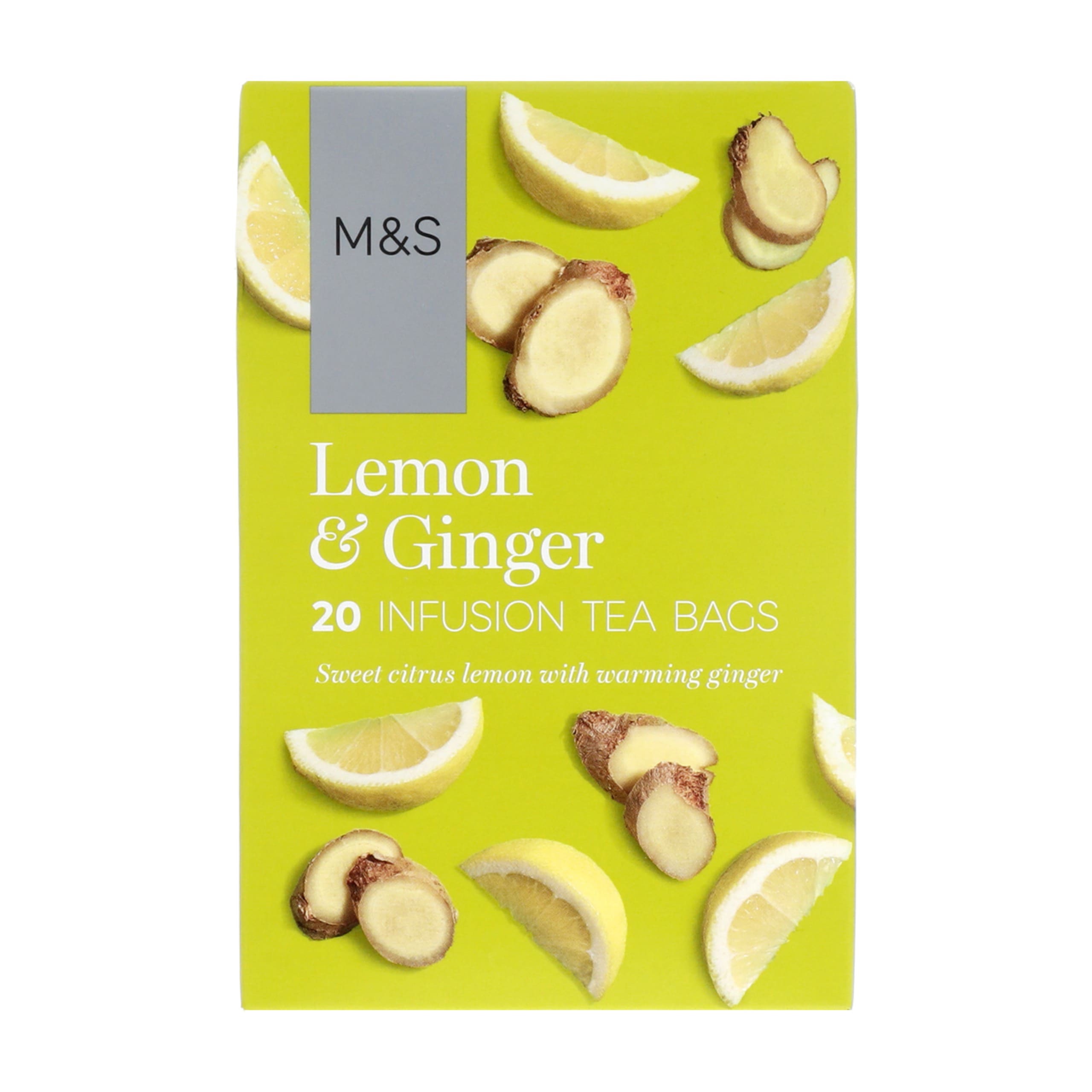 Lemon and Ginger Infusion Tea Bags 1 of 1