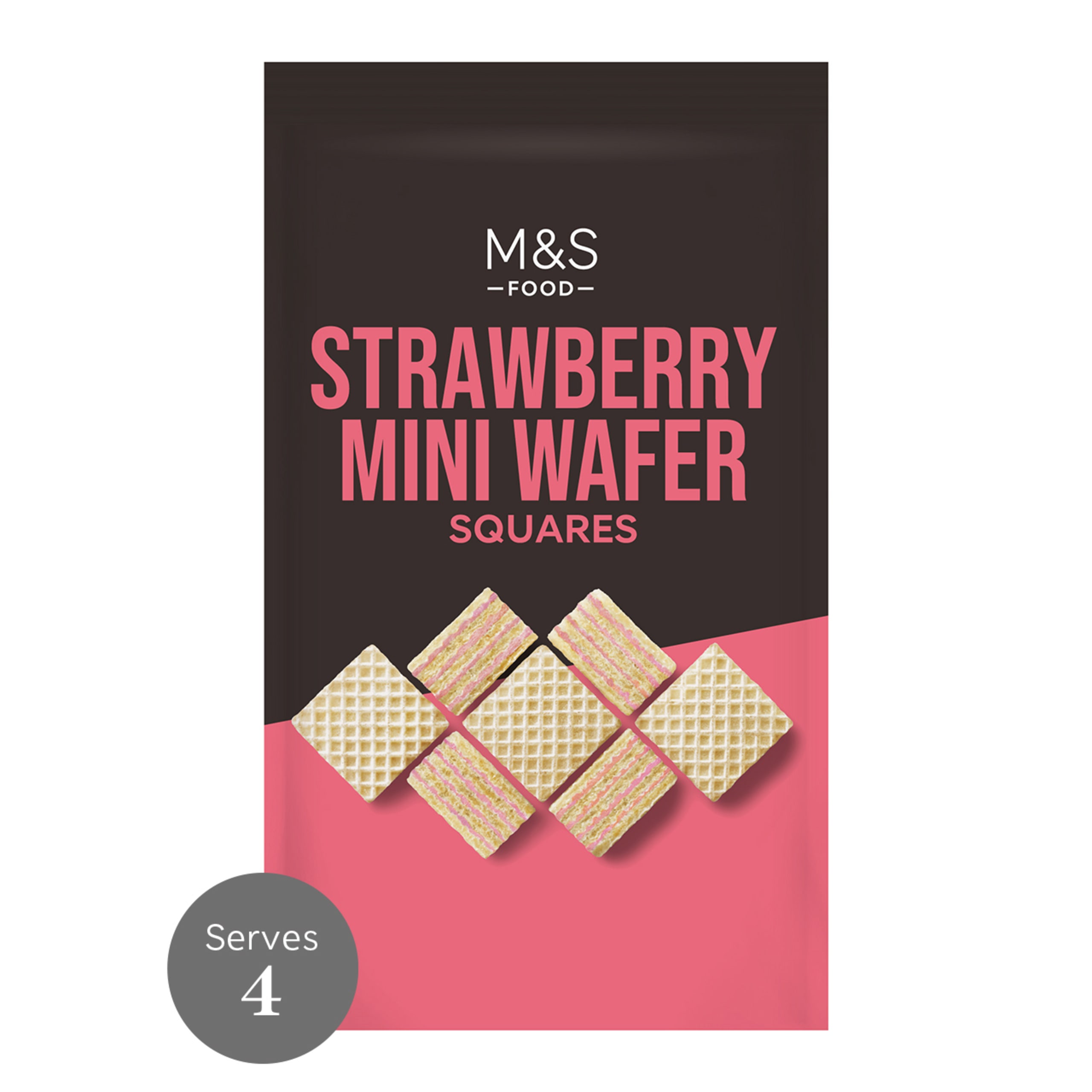 Strawberry Mini Wafer Squares 1 of 1
