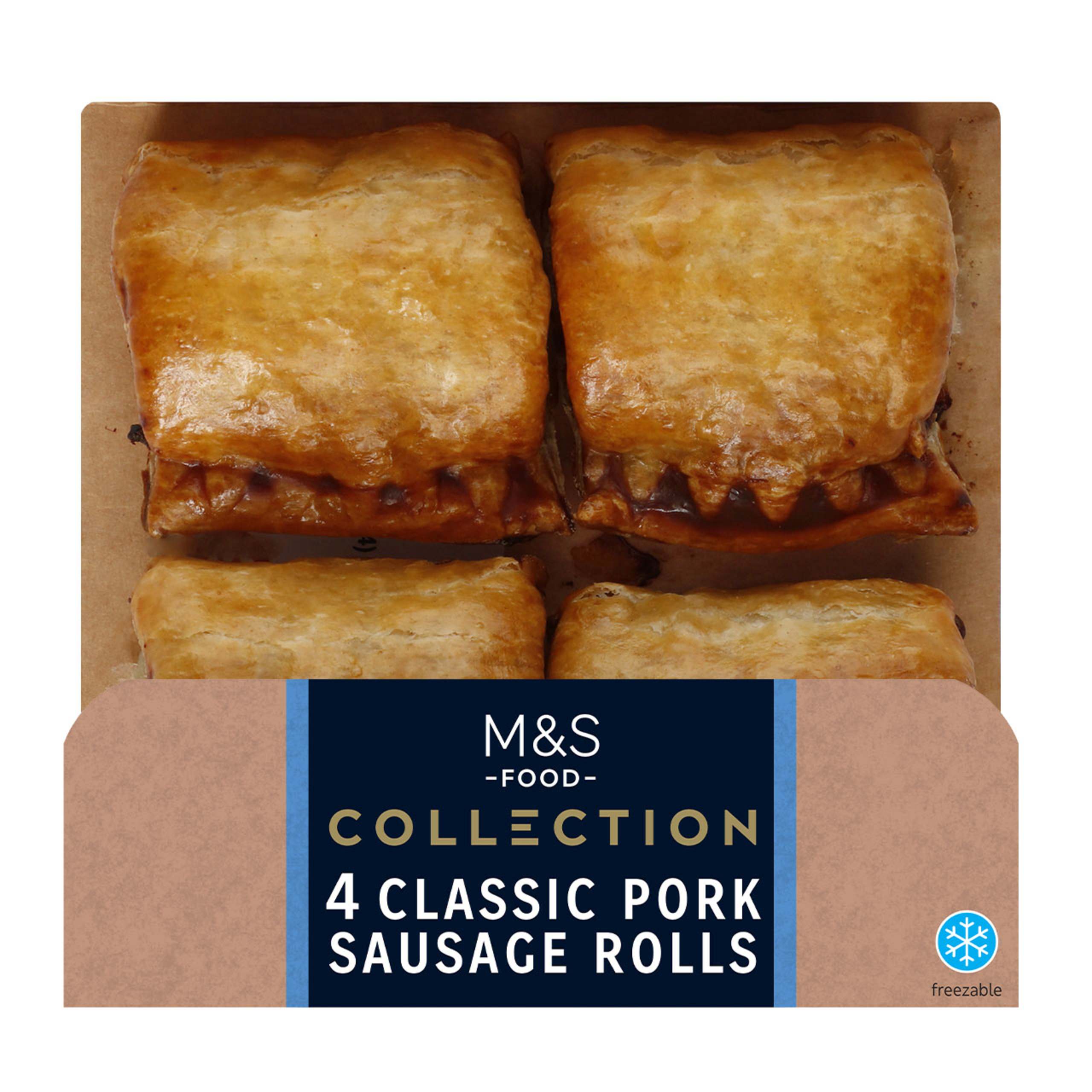 Collection 4 Classic Pork Sausage Rolls 1 of 2