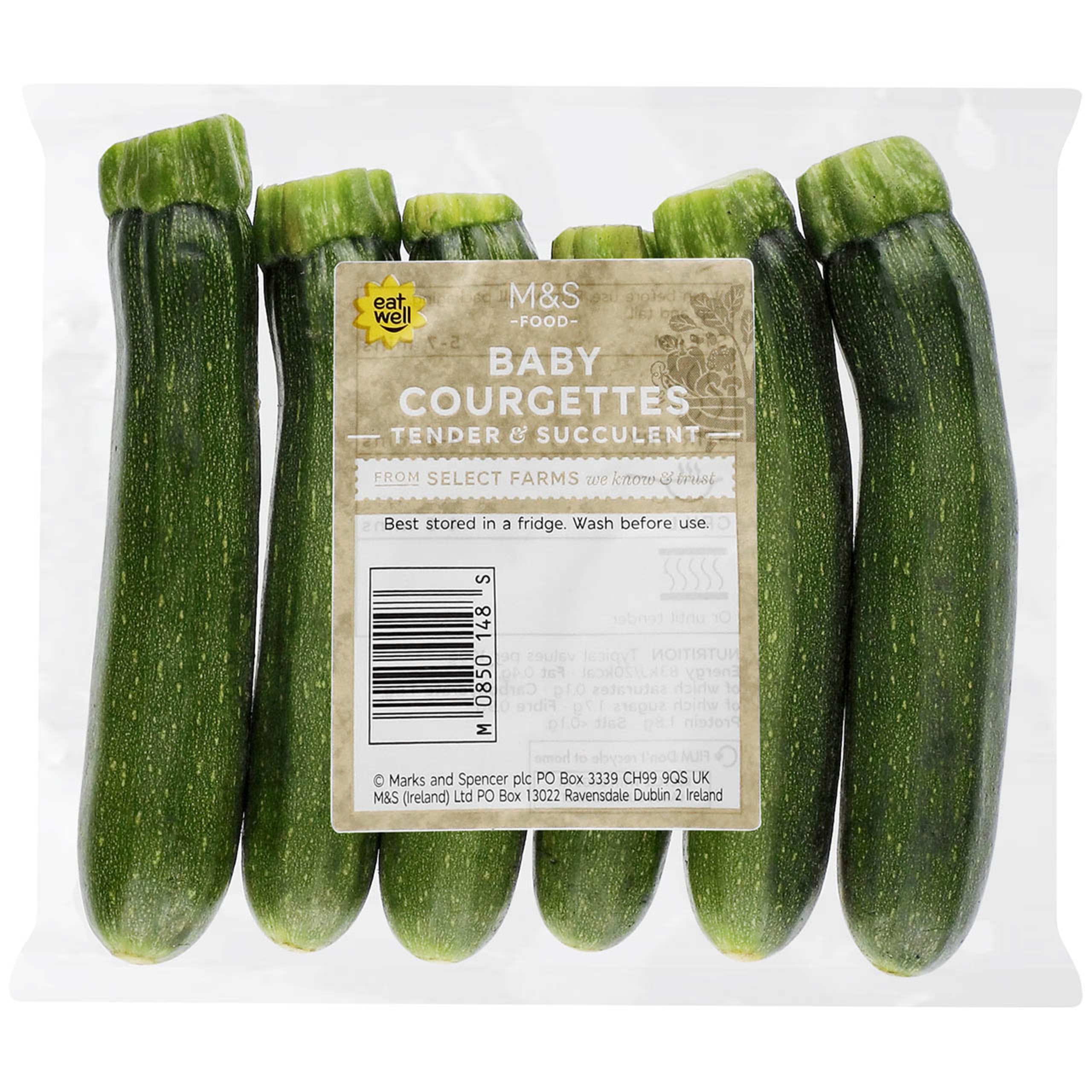 British Baby Courgettes 1 of 1