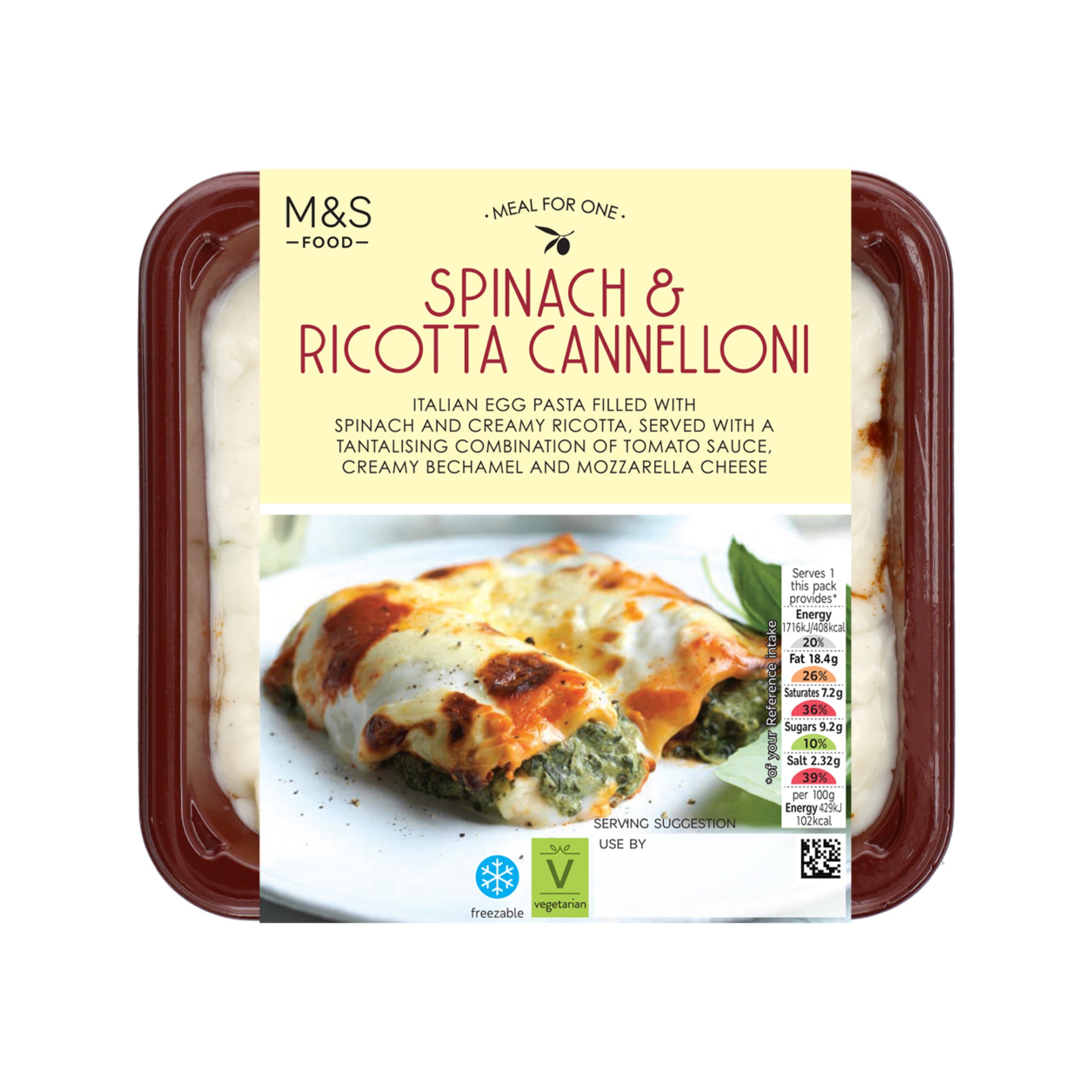 Spinach and Ricotta Cannelloni 1 of 1