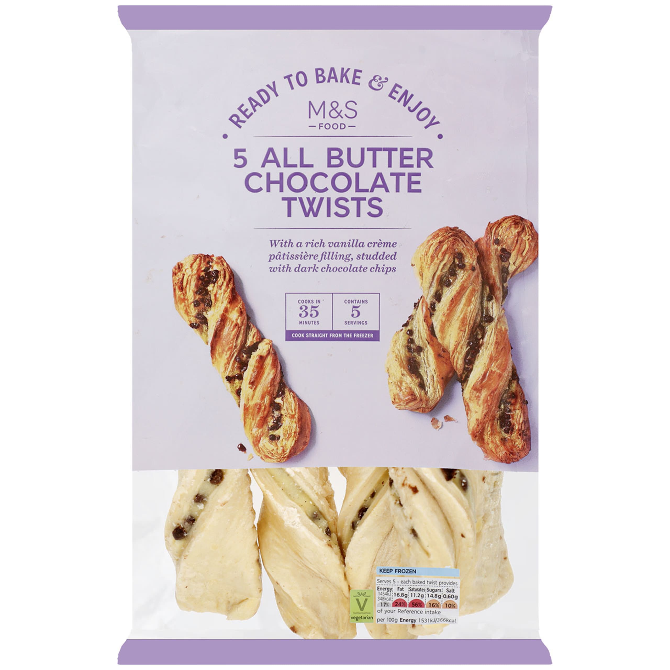5 All Butter Chocolate Twists 1 of 2