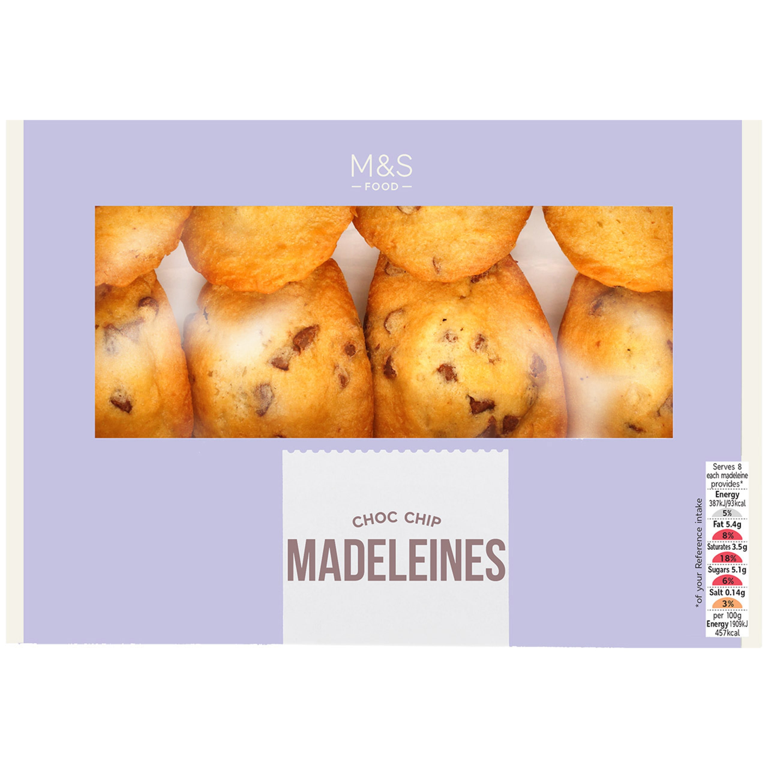 Chocolate Chip Madeleines 1 of 1