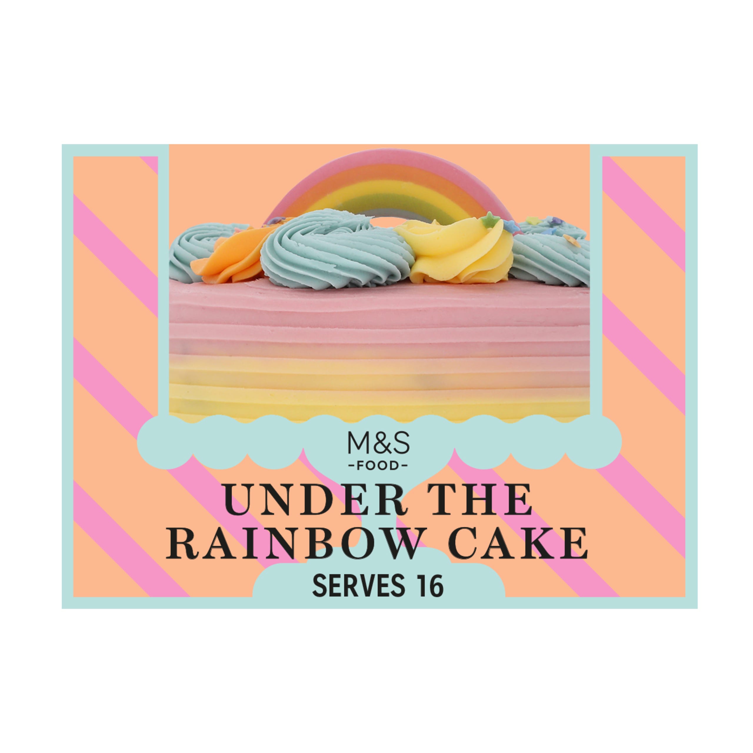 Under The Rainbow Cake 1 of 2