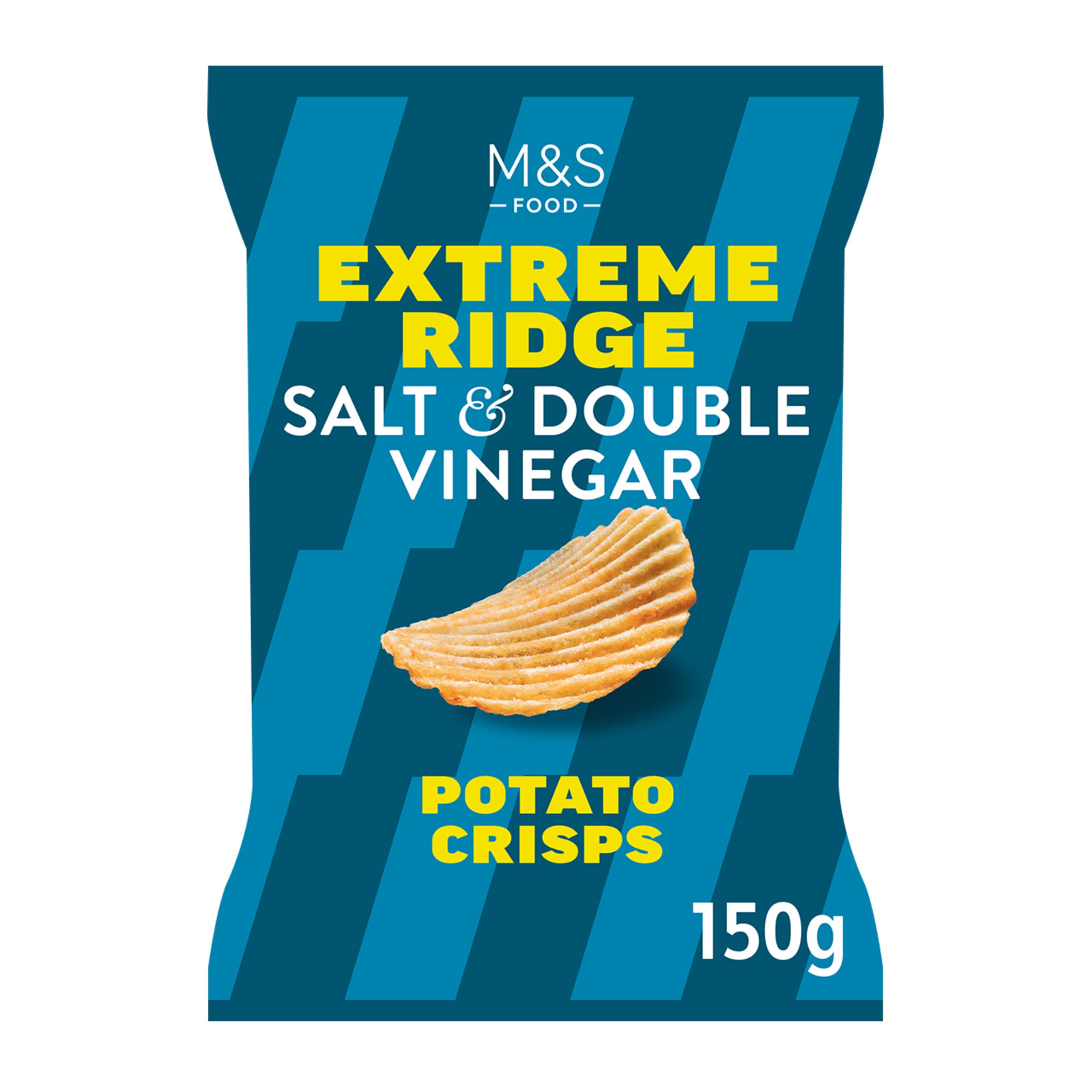 Extreme Ridge Salt and Double Vinegar Potato Crisps 1 of 1