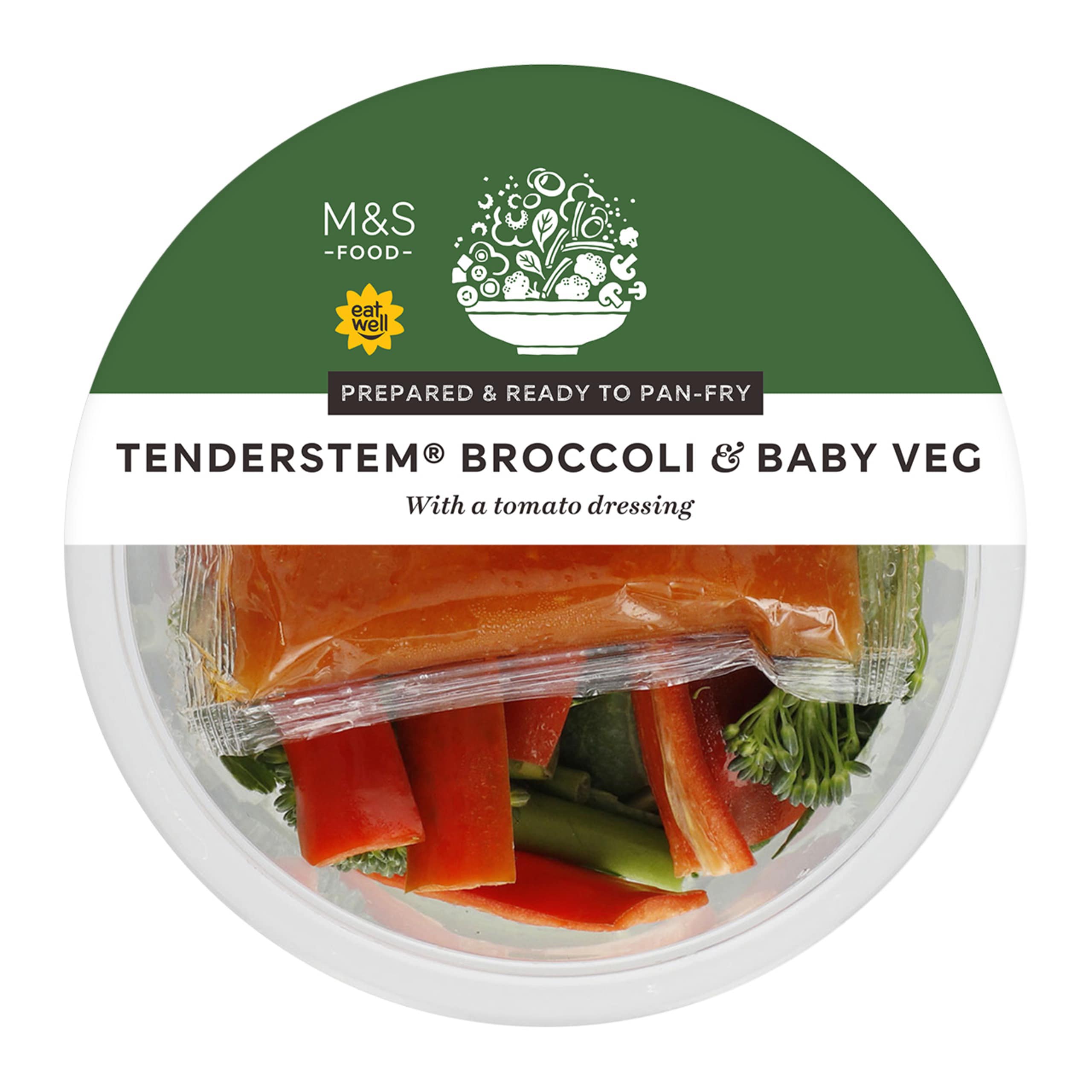 Tenderstem Broccoli and Baby Veg with a Tomato Dressing 1 of 1