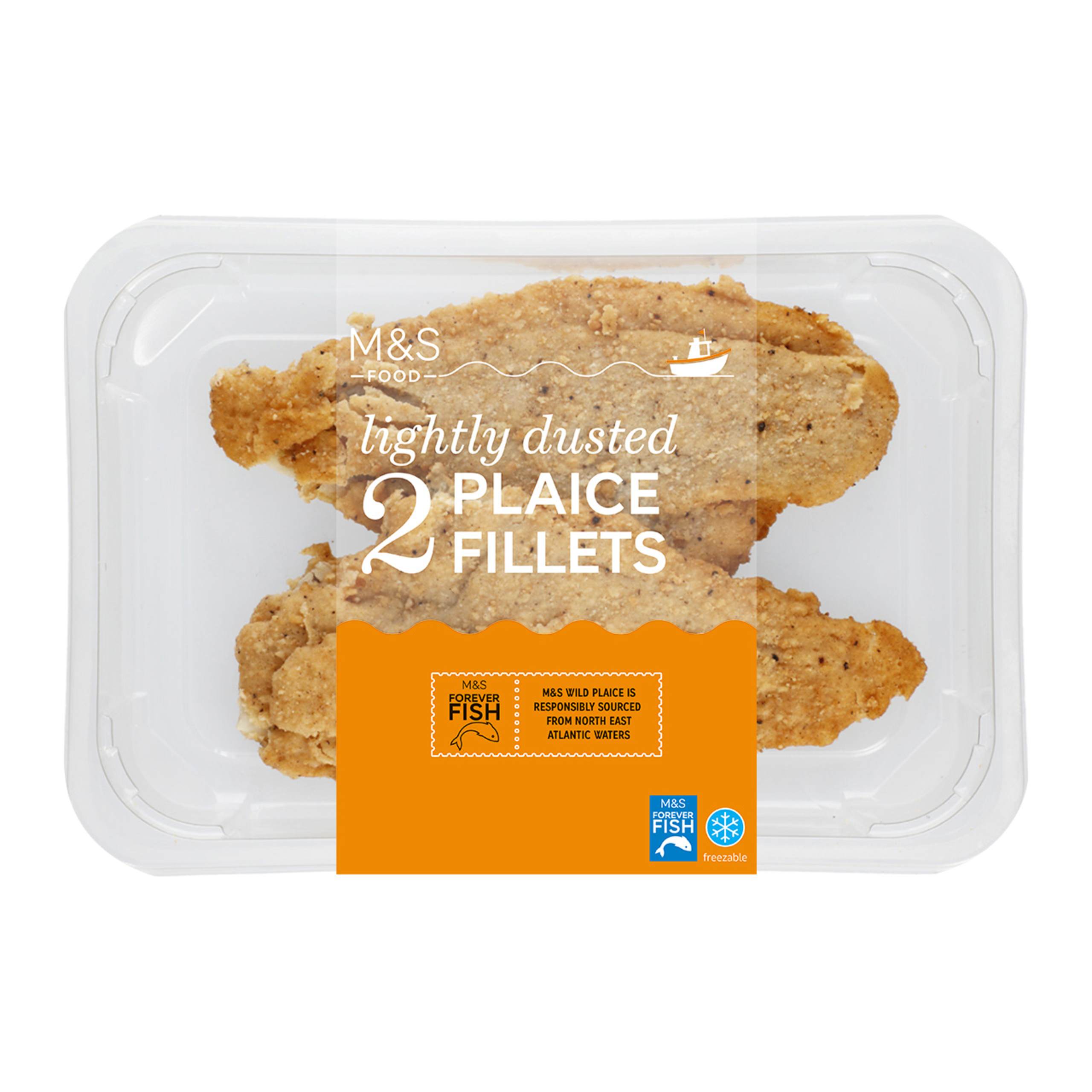 2 Lightly Dusted Plaice Fillets 1 of 1