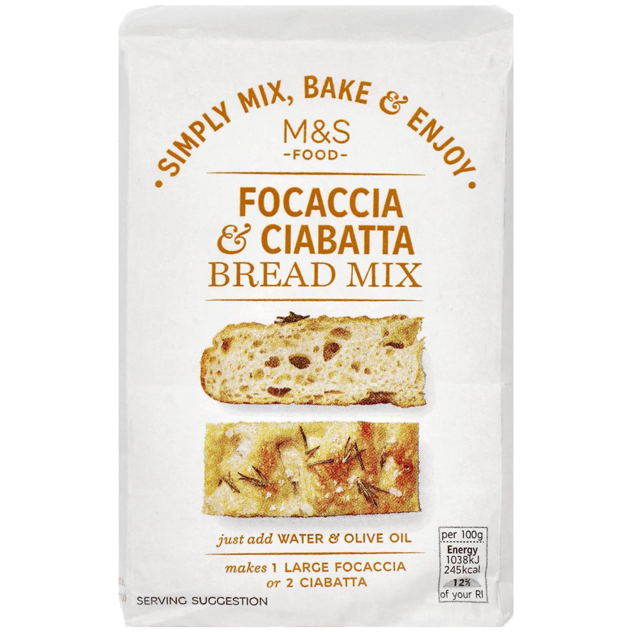 Focaccia and Ciabatta Bread Mix 1 of 2