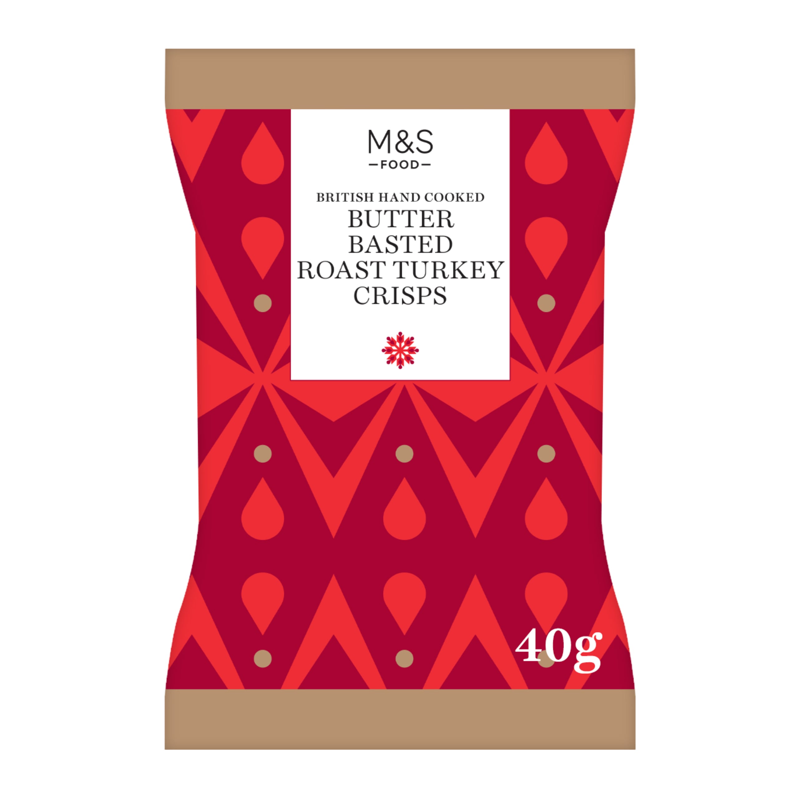 British Hand Cooked Butter Basted Roast Turkey Crisps 1 of 1