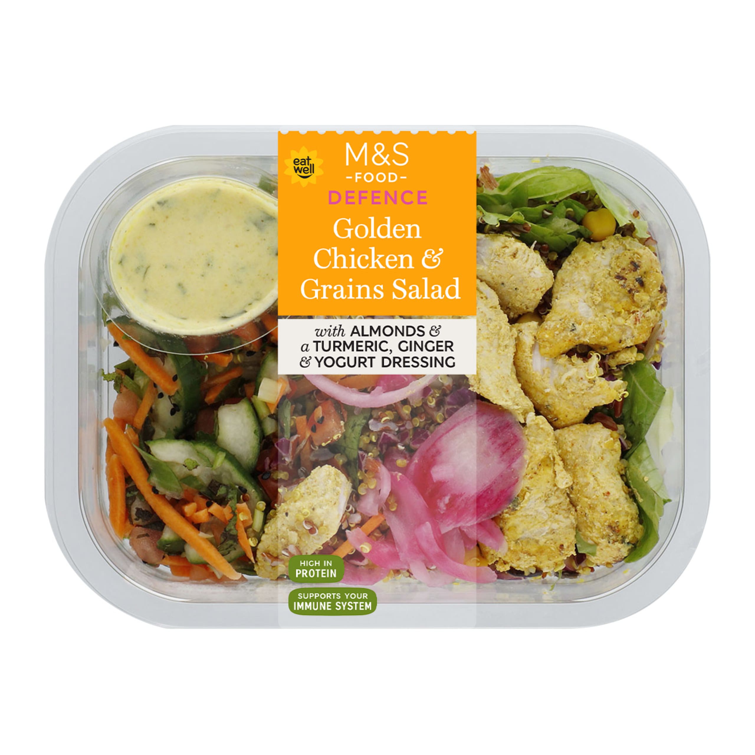 Defence Golden Chicken and Grains Salad 1 of 1
