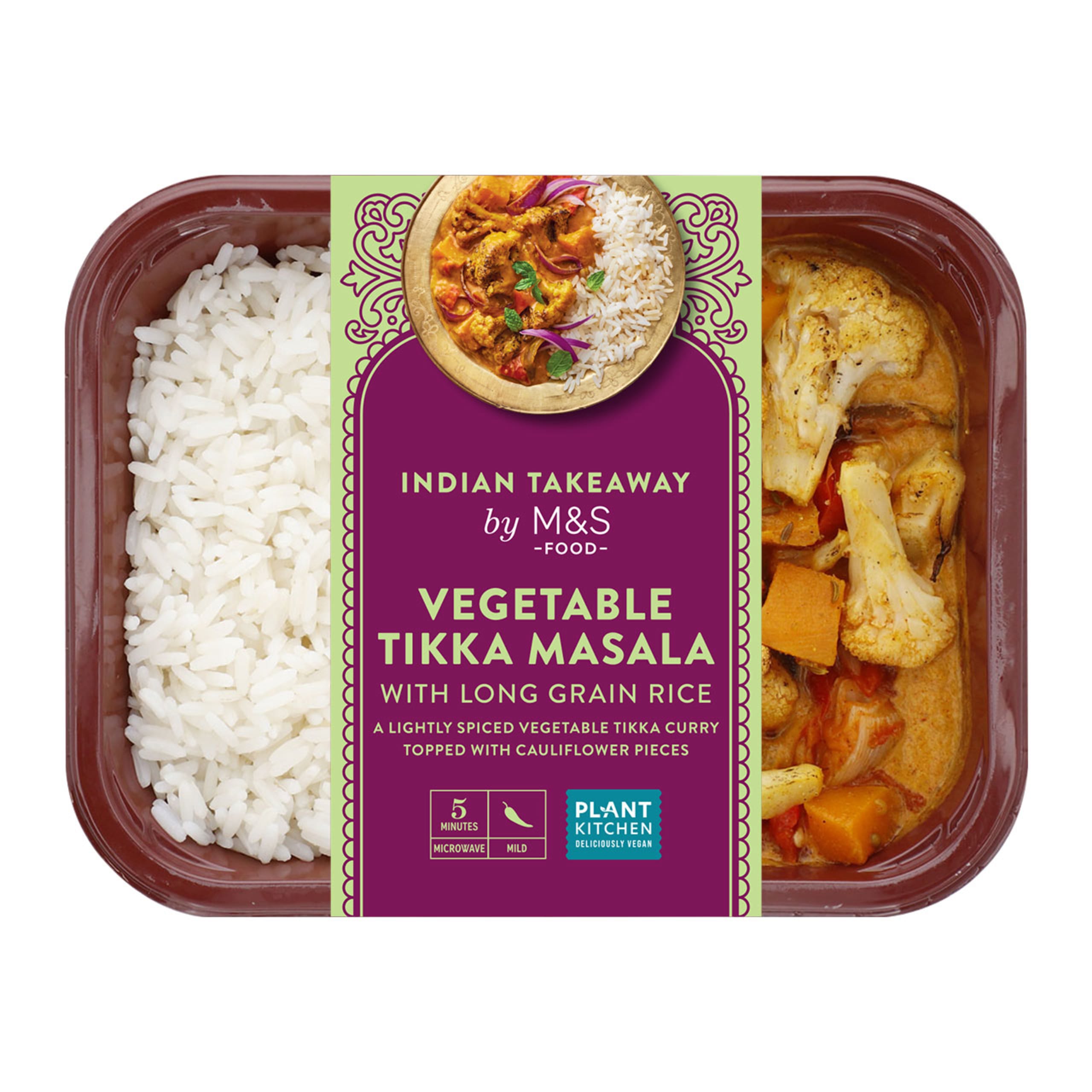 Vegetable Tikka Masala with Long Grain Rice 1 of 1