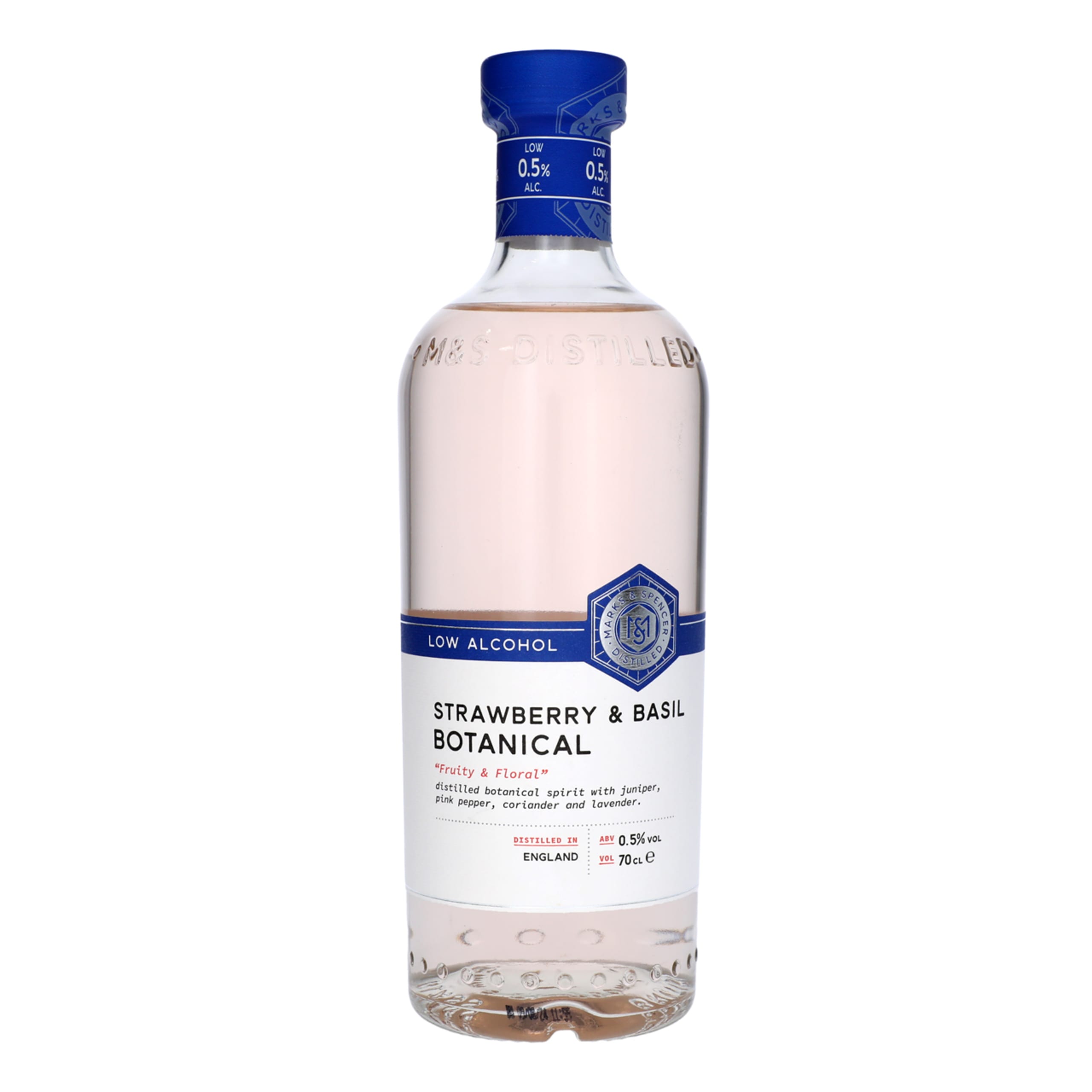 0.5% Low Alcohol Strawberry & Basil Botanical 1 of 3