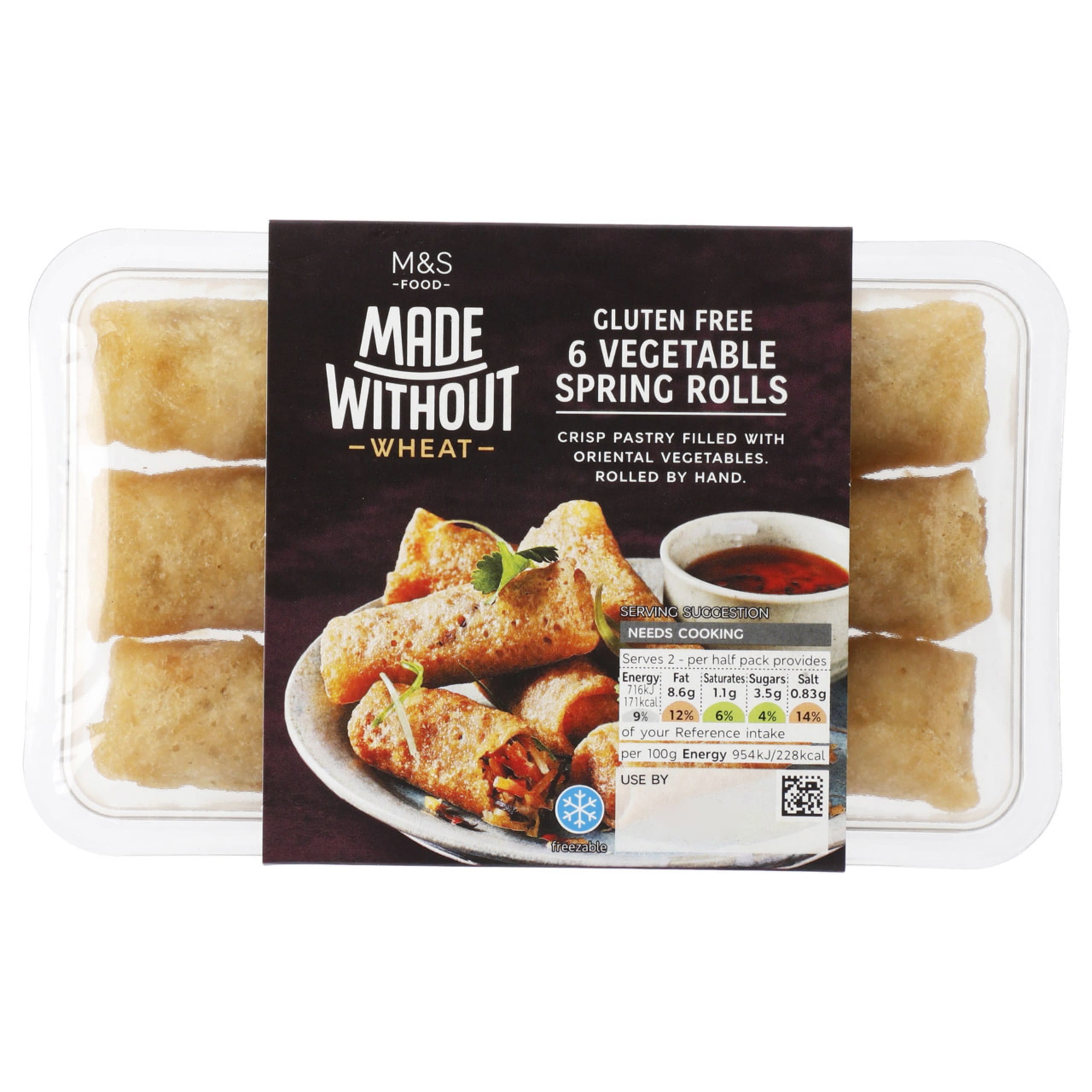 Made Without Wheat 6 Vegetable Spring Rolls 1 of 1