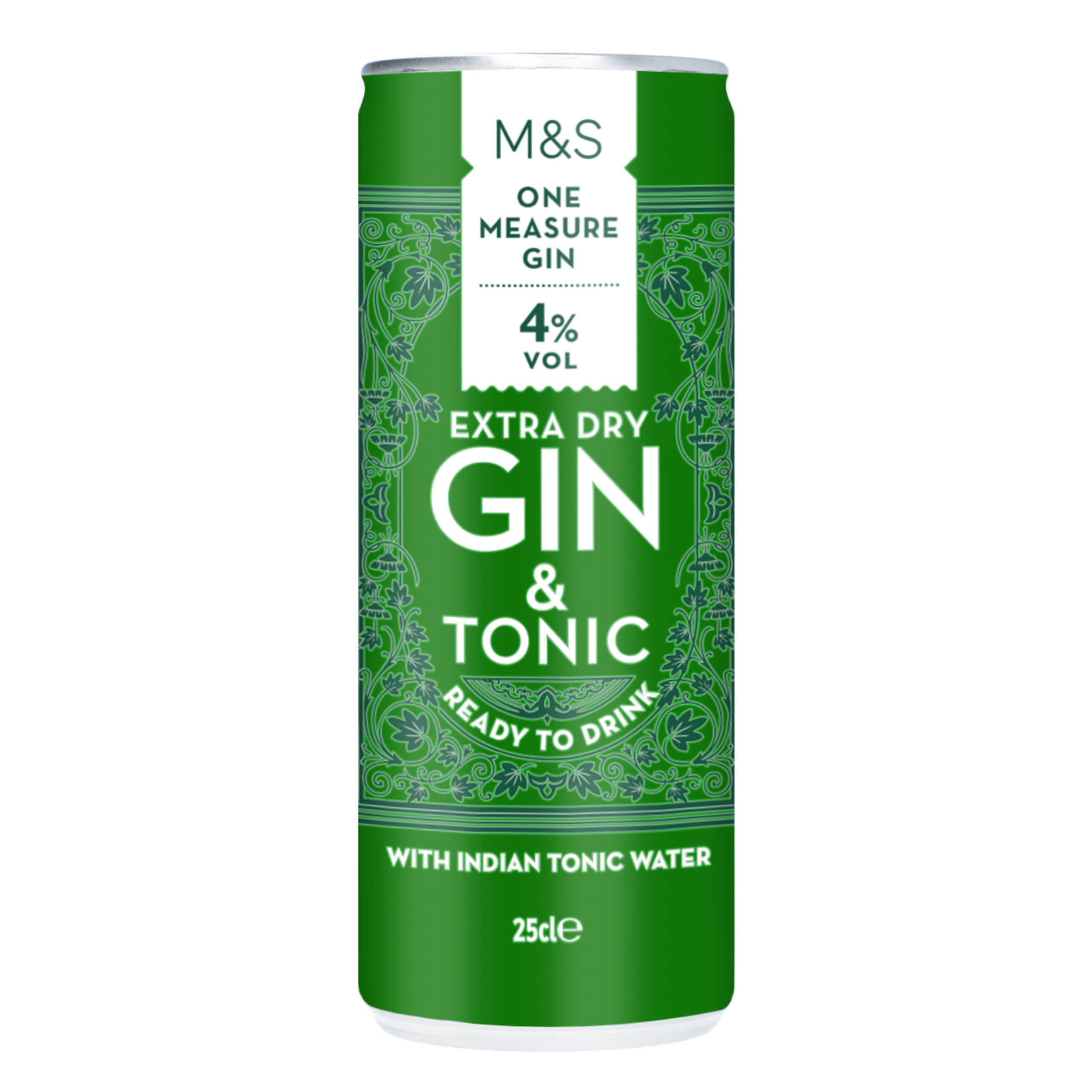 One Measure Extra Dry Gin and Tonic 1 of 1