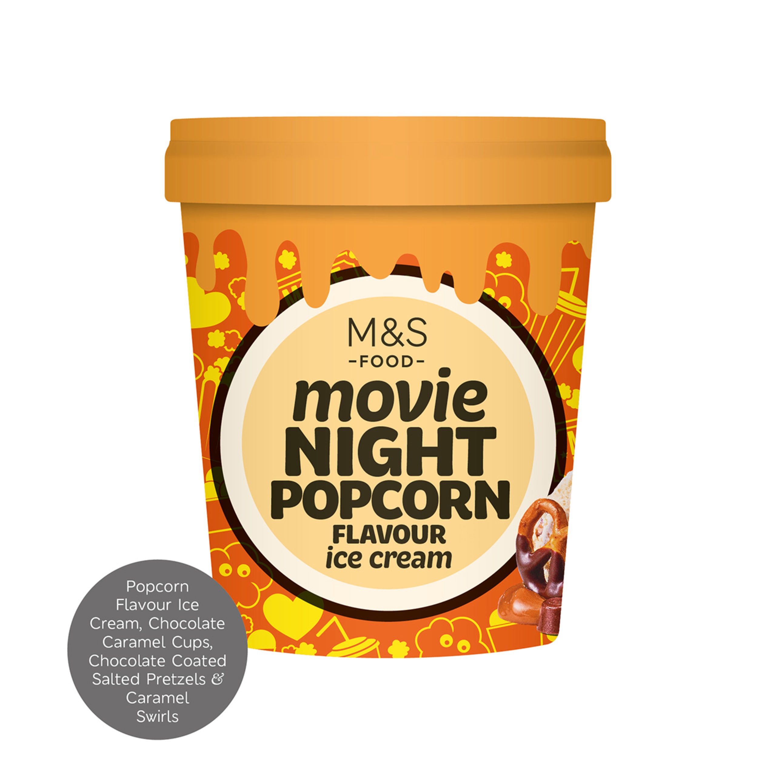 Movie Night Popcorn Flavour Ice Cream 1 of 3