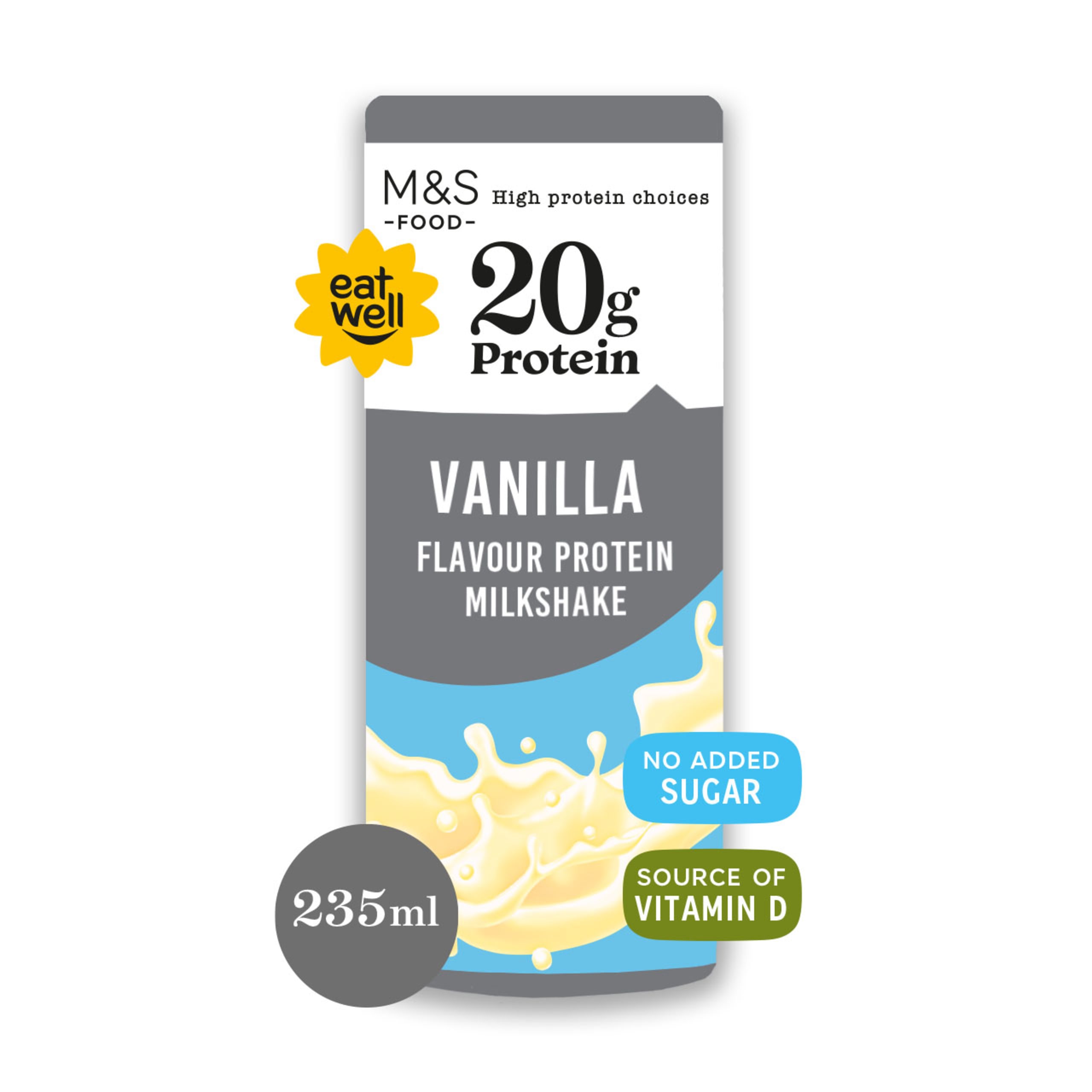 Vanilla Flavour Protein Milkshake 1 of 1
