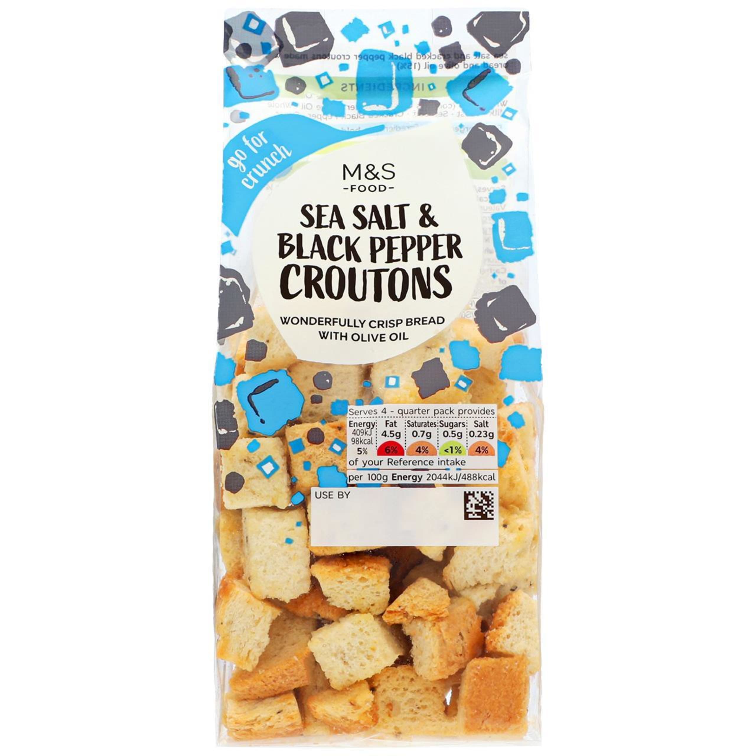Sea Salt & Black Pepper Croutons 1 of 1
