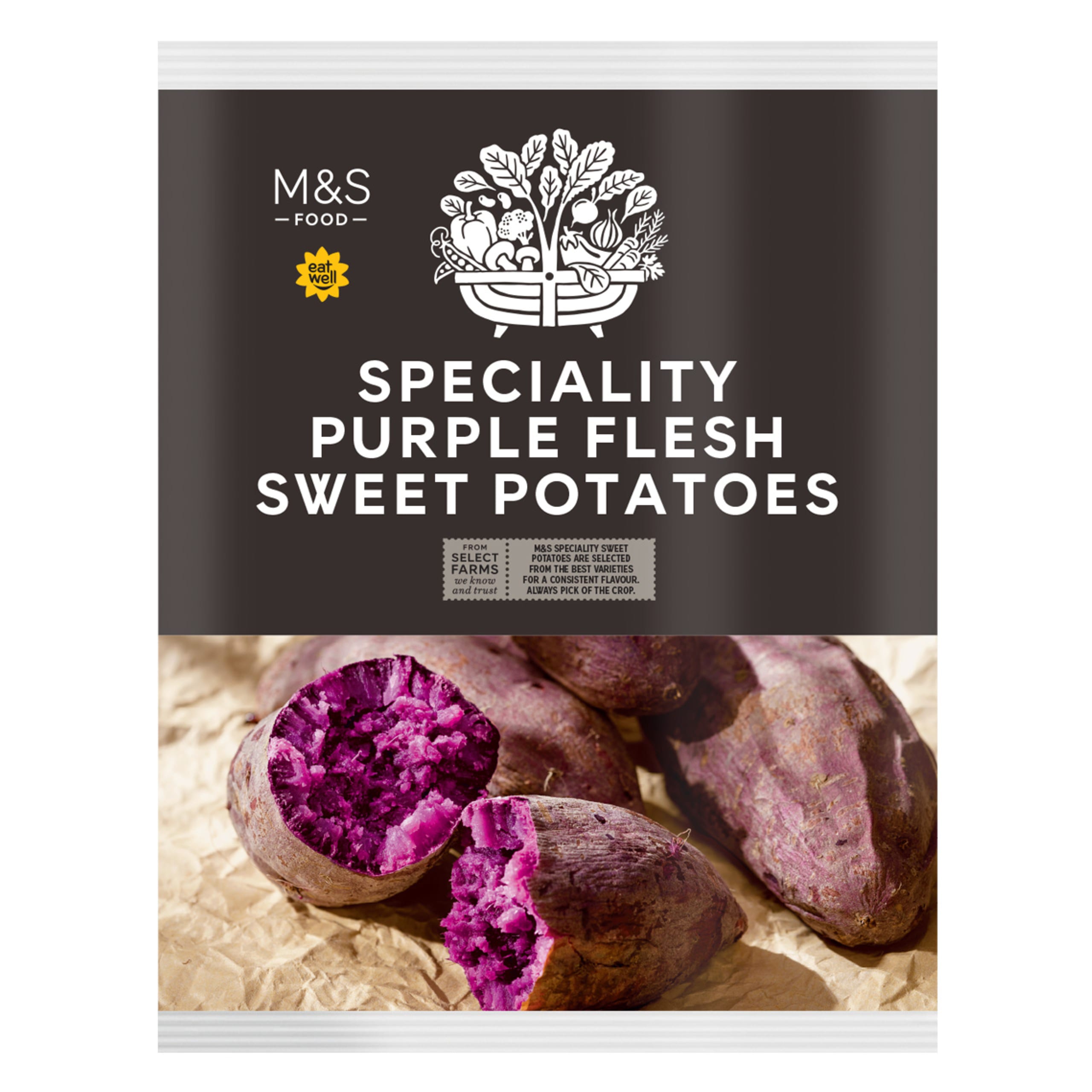 Speciality Purple Flesh Sweet Potatoes 1 of 2
