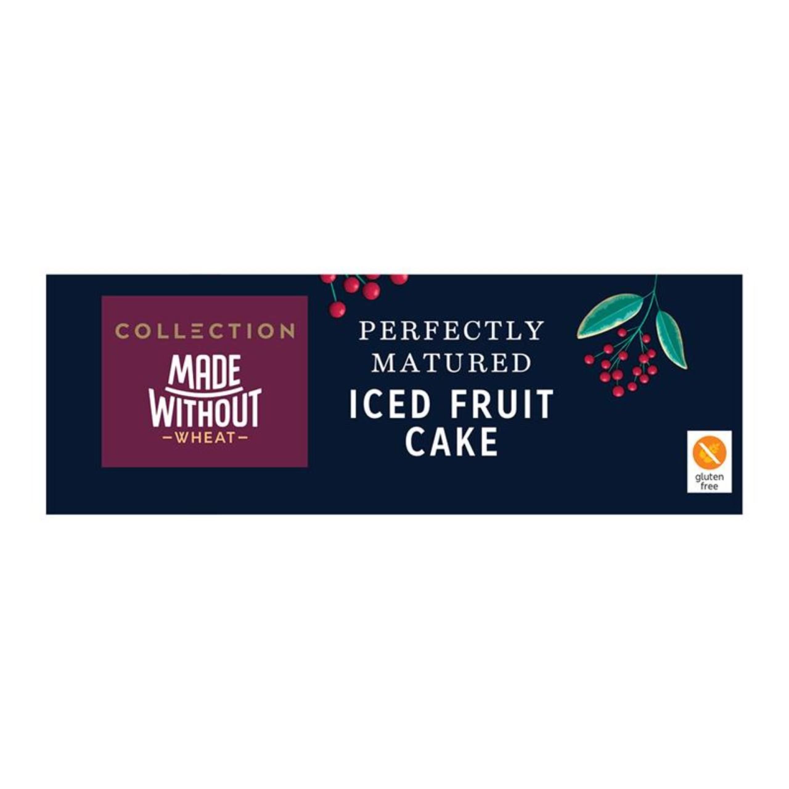 Made Without Wheat Perfectly Matured Iced Fruit Cake 1 of 1