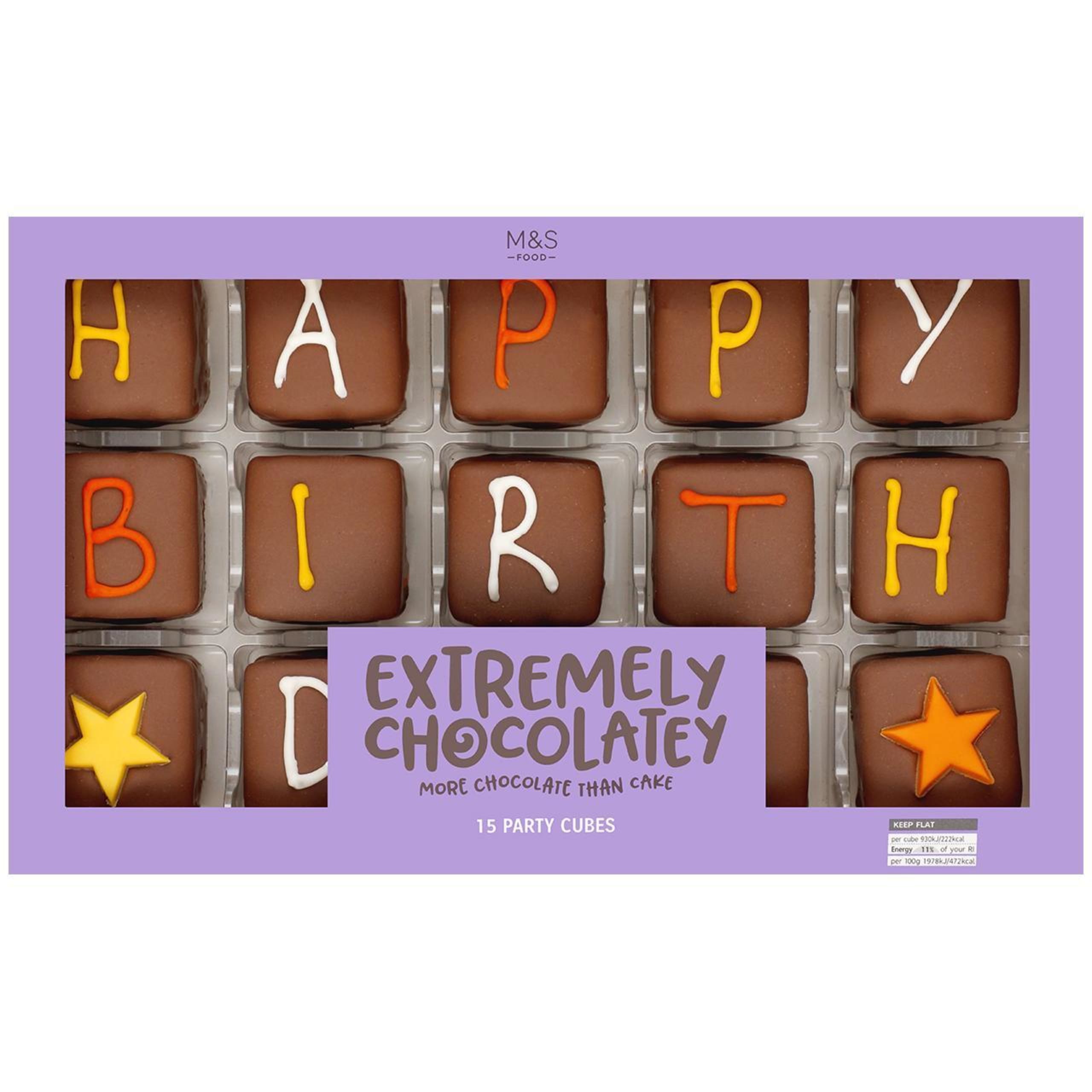 Extremely Chocolatey 15 Party Cubes 1 of 1